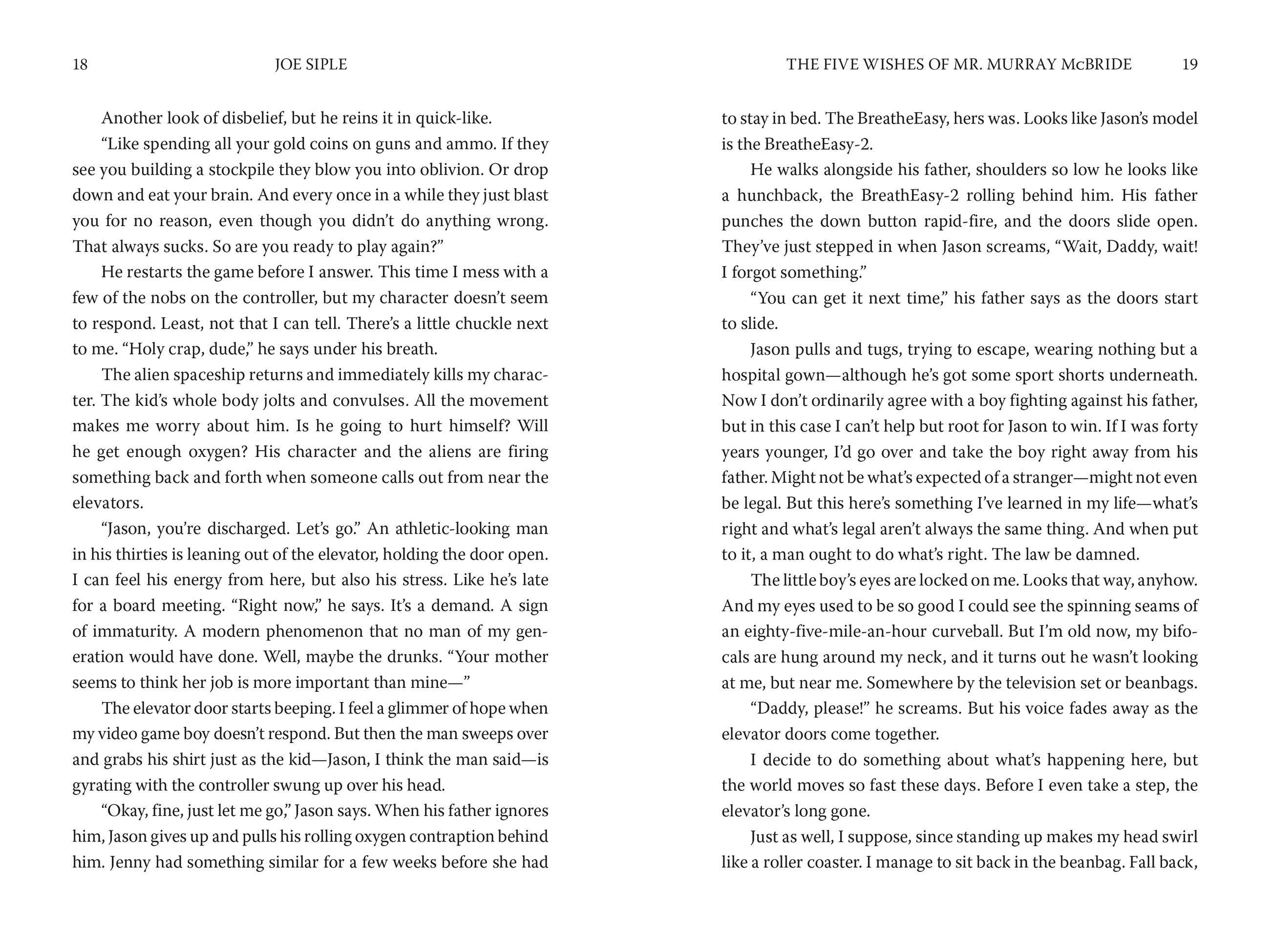 Beispielinhalt (Bild) The Five Wishes of Mr. Murray McBride