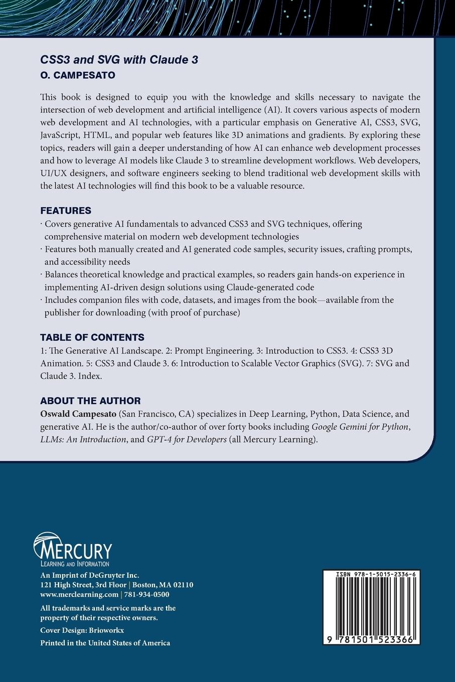 Rückseitencover CSS3 and SVG with Claude 3