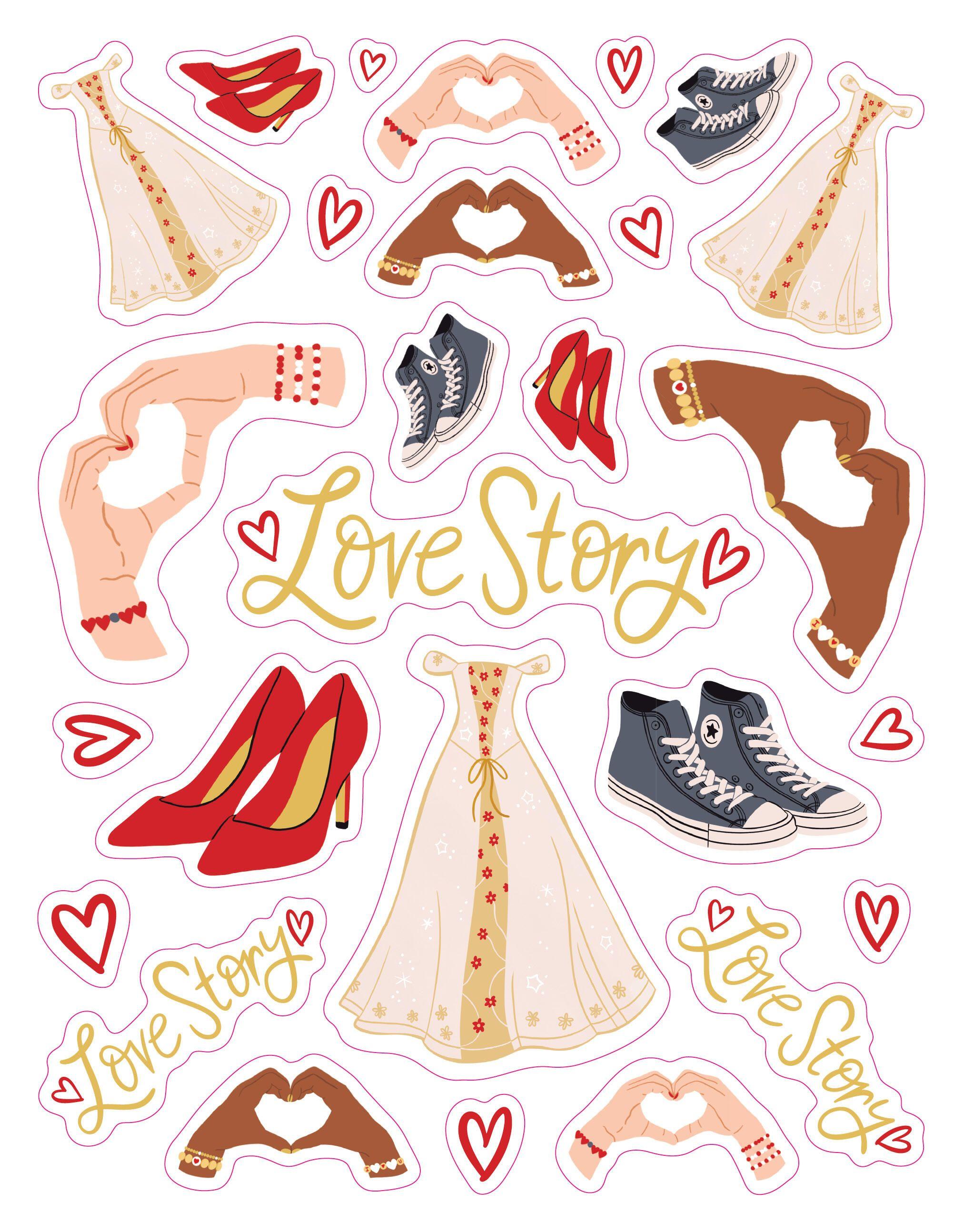 Beispielinhalt (Bild) Unofficial Taylor Swift Eras (the Sticker Version)