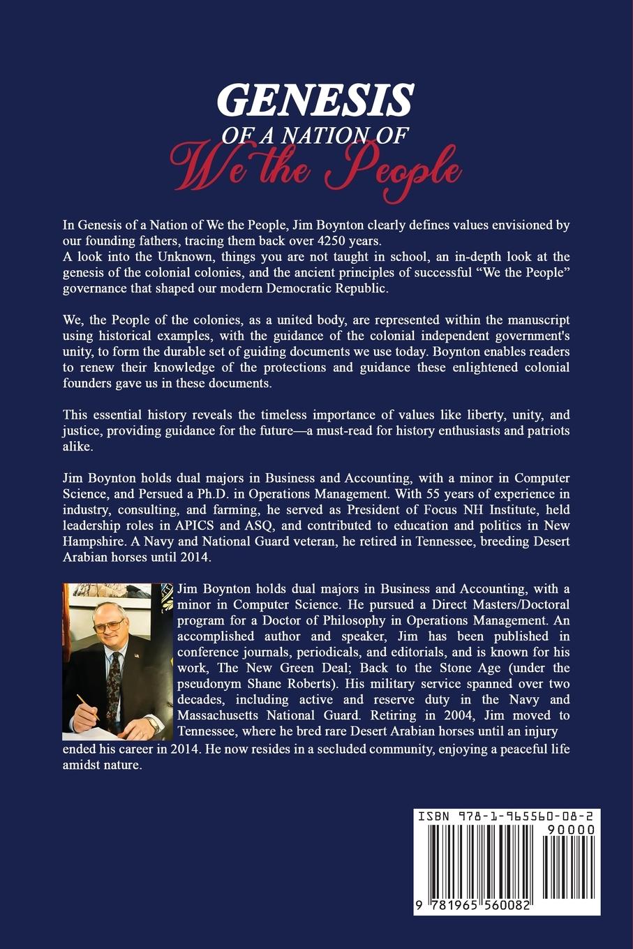 Rückseitencover Genesis of a Nation of We the People