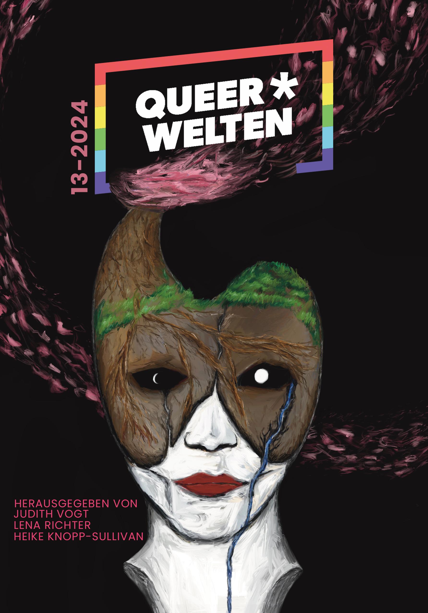 Vorderes Coverbild Queer*Welten 13-2024 - Das queerfeministische Phantastikmagazin