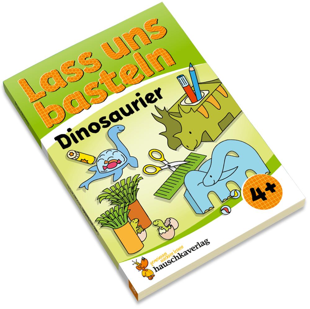 Beispielinhalt (Bild) Lass uns basteln - Bastelbuch ab 4 Jahre - Dinosaurier