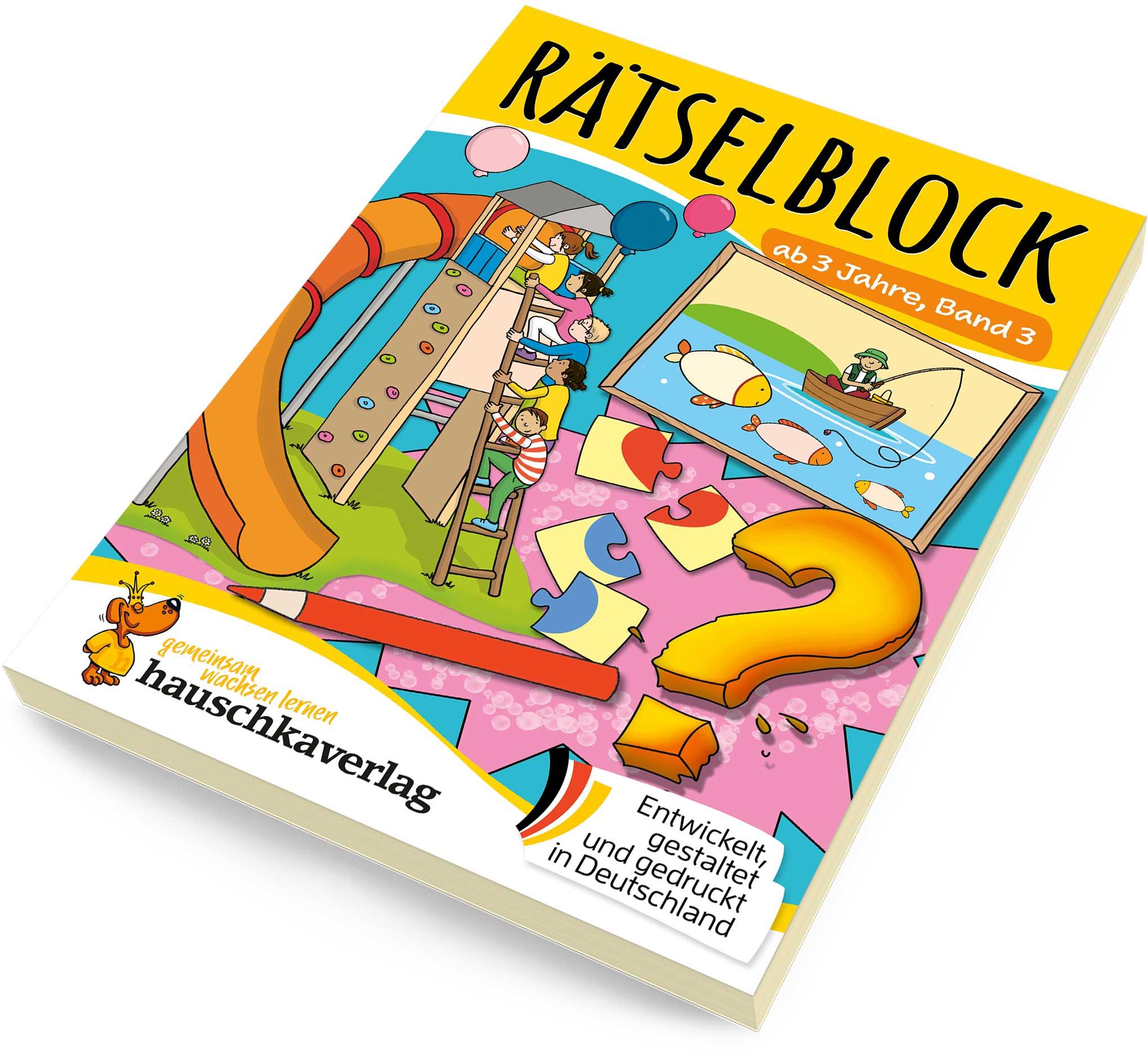 Beispielinhalt (Bild) Rätselblock ab 3 Jahre, Band 3