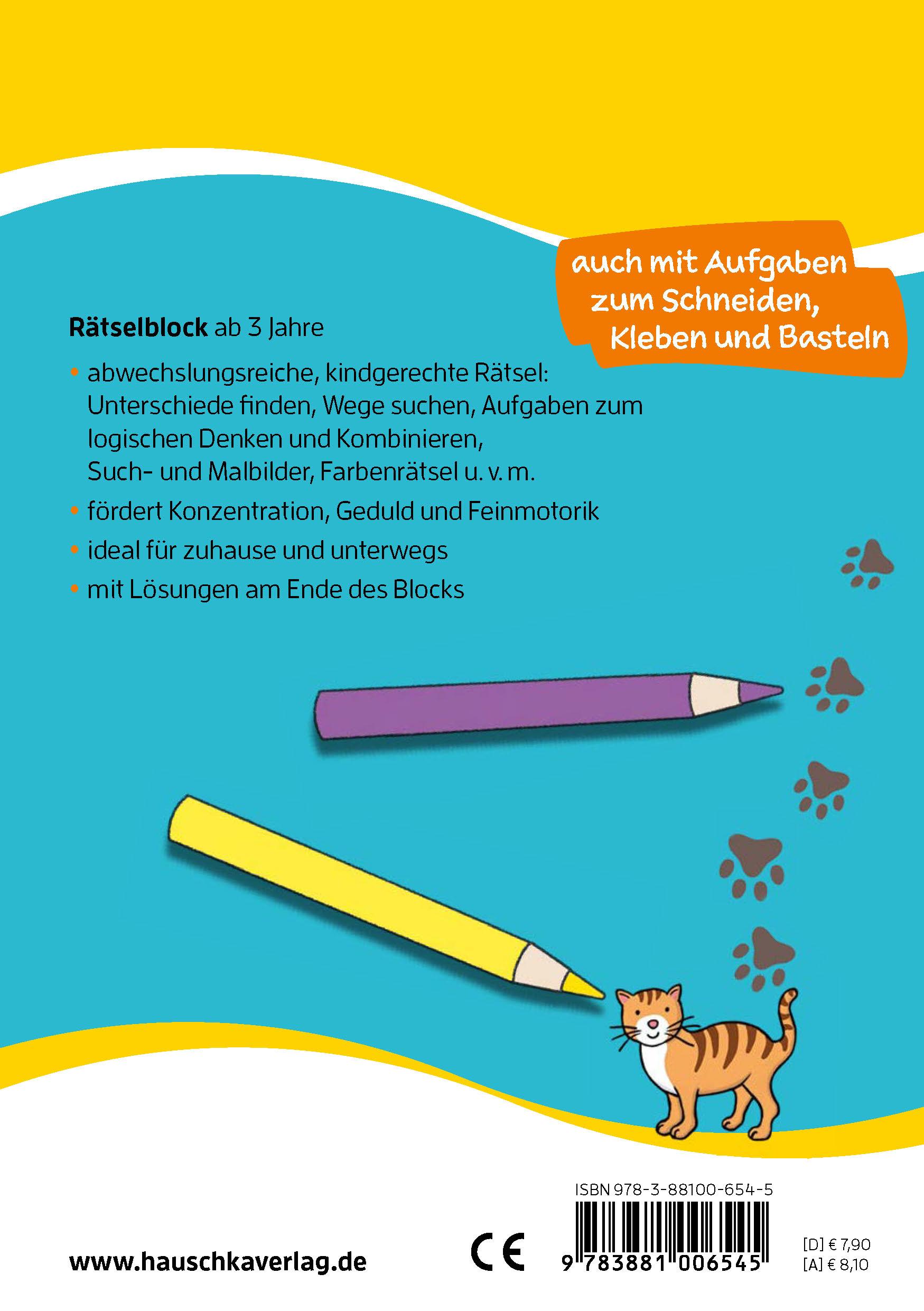 Beispielinhalt (Bild) Rätselblock ab 3 Jahre, Band 3