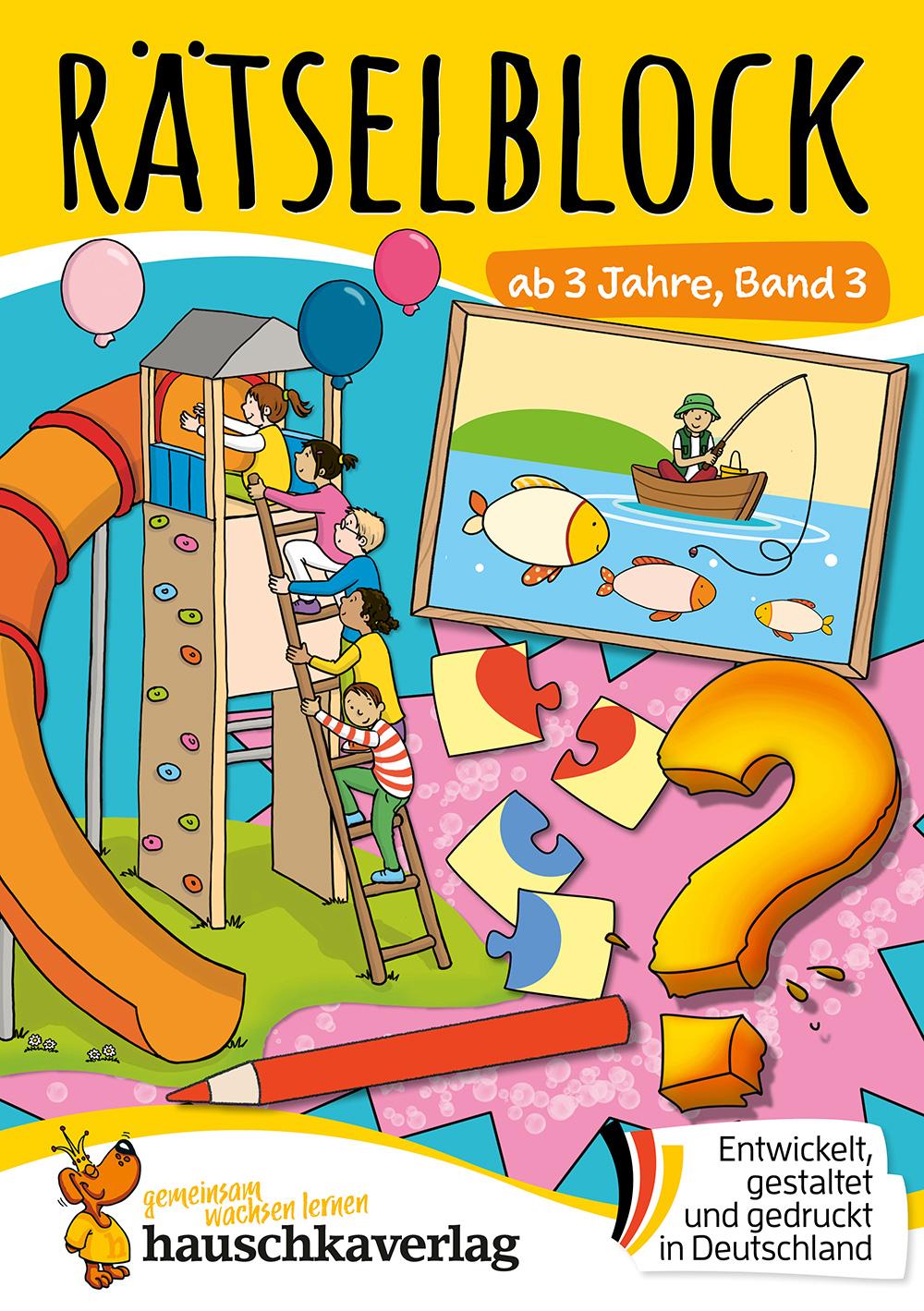 Vorderes Coverbild Rätselblock ab 3 Jahre, Band 3