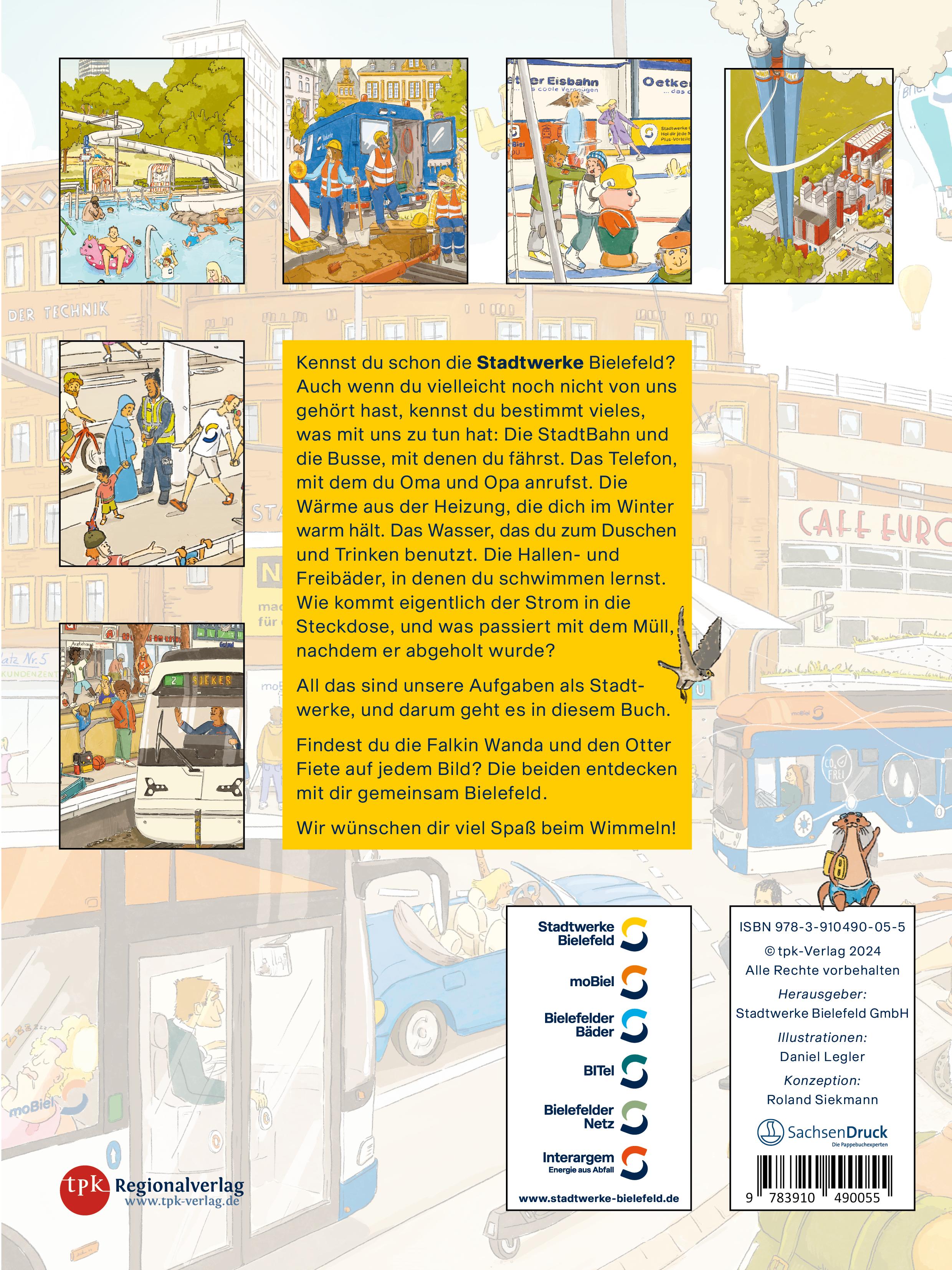Rückseitencover Das große STADTWERKE BIELEFELD Wimmelbuch