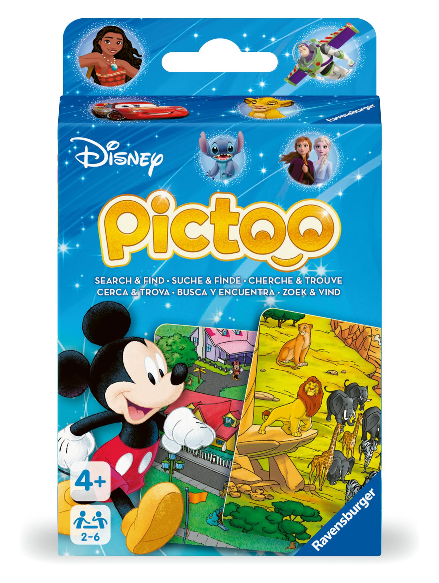 Vorderes Coverbild Pictoo Disney - Kartenspiel ab 4 Jahre
