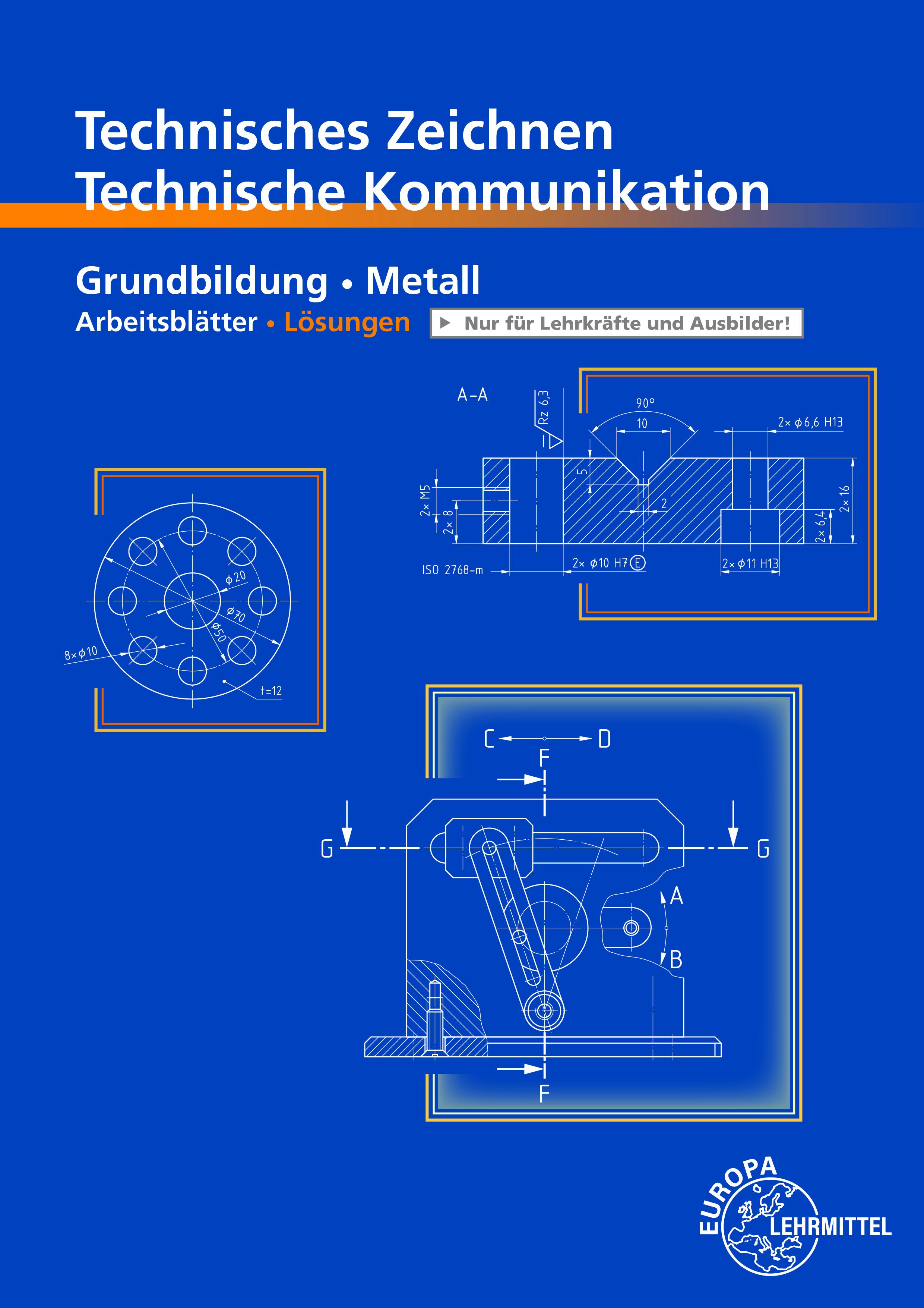 Vorderes Coverbild Technisches Zeichnen/ Technische Kommunikation