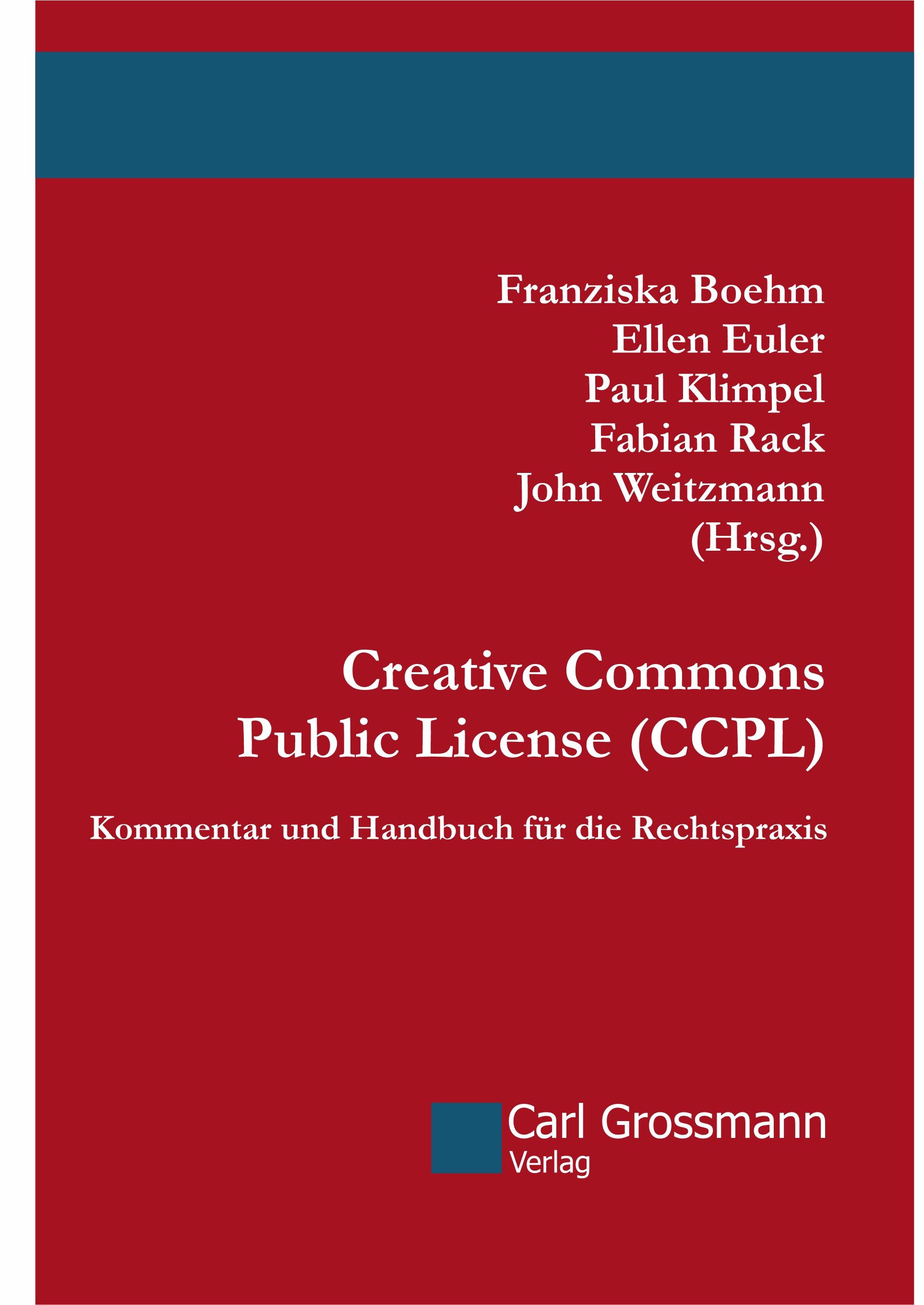 Vorderes Coverbild Creative Commons Public License