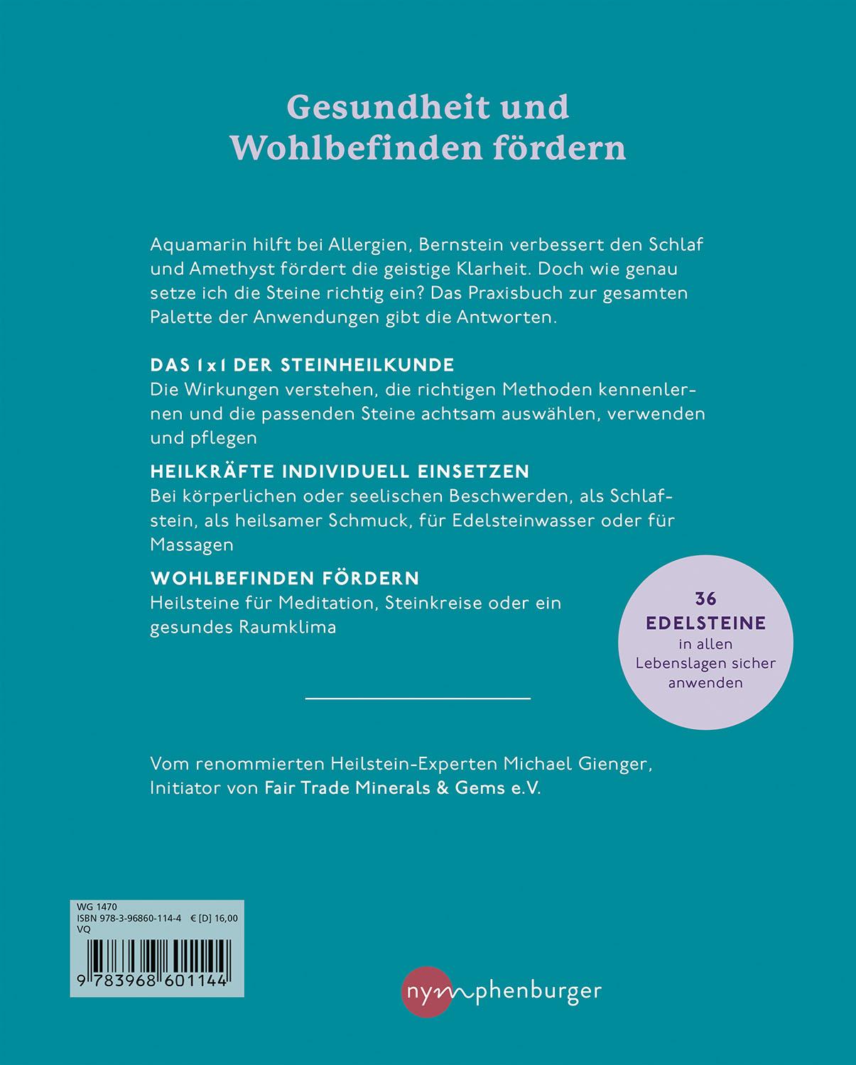 Beispielinhalt (Bild) Praxisbuch der Heilsteine für Körper, Geist und Seele