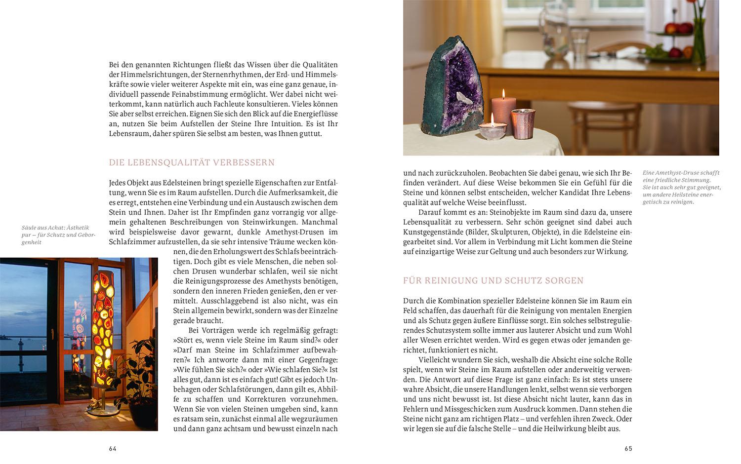 Beispielinhalt (Bild) Praxisbuch der Heilsteine für Körper, Geist und Seele