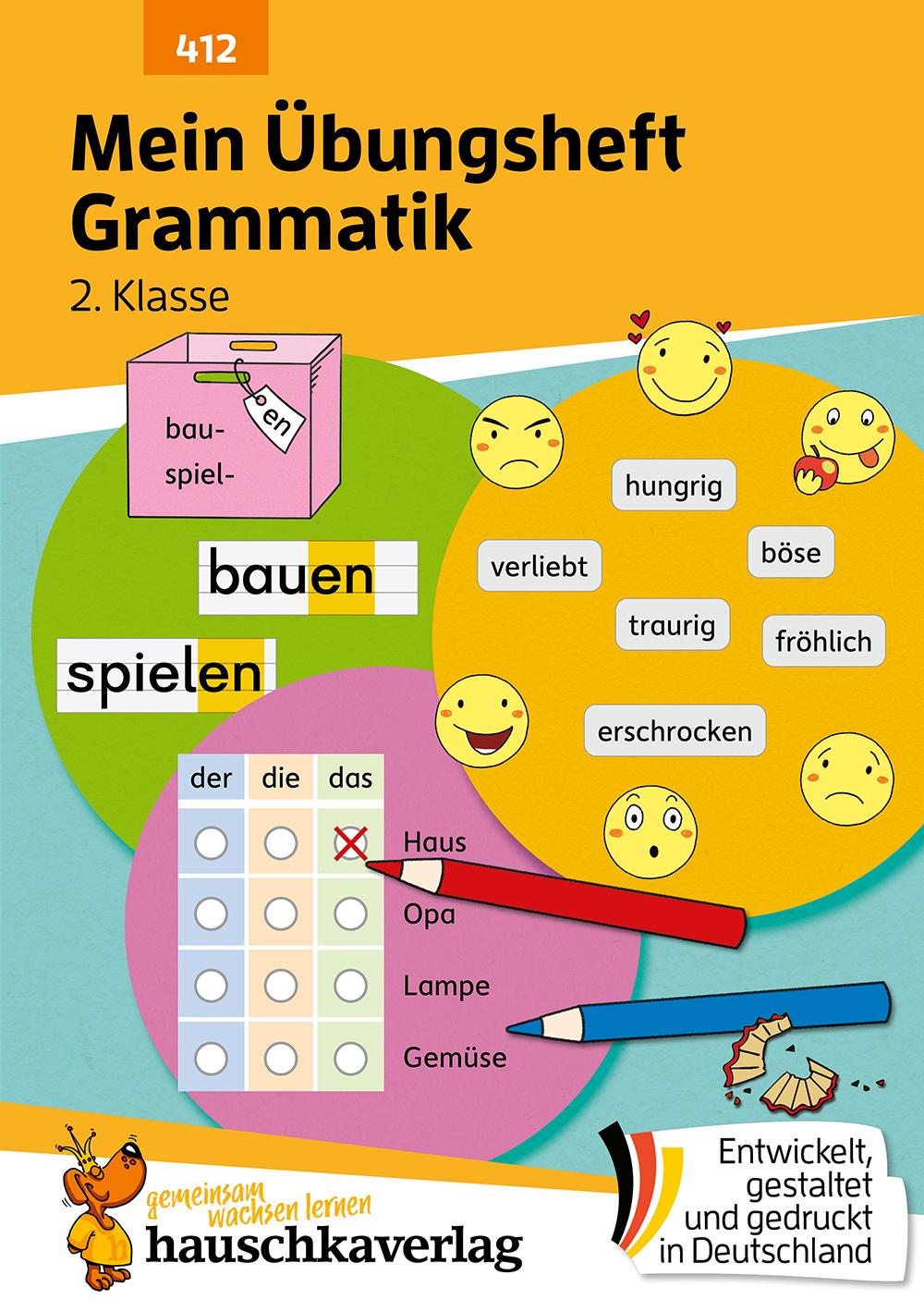 Vorderes Coverbild Mein Übungsheft Grammatik 2. Klasse