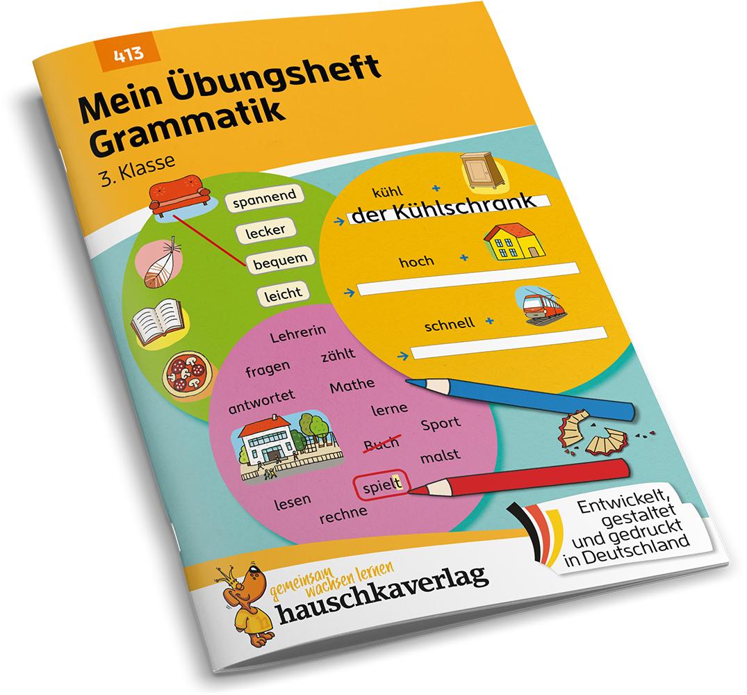 Beispielinhalt (Bild) Mein Übungsheft Grammatik 3. Klasse