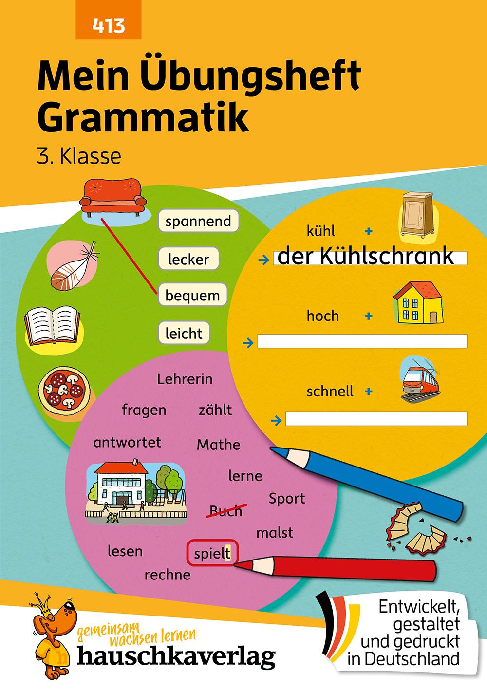 Vorderes Coverbild Mein Übungsheft Grammatik 3. Klasse