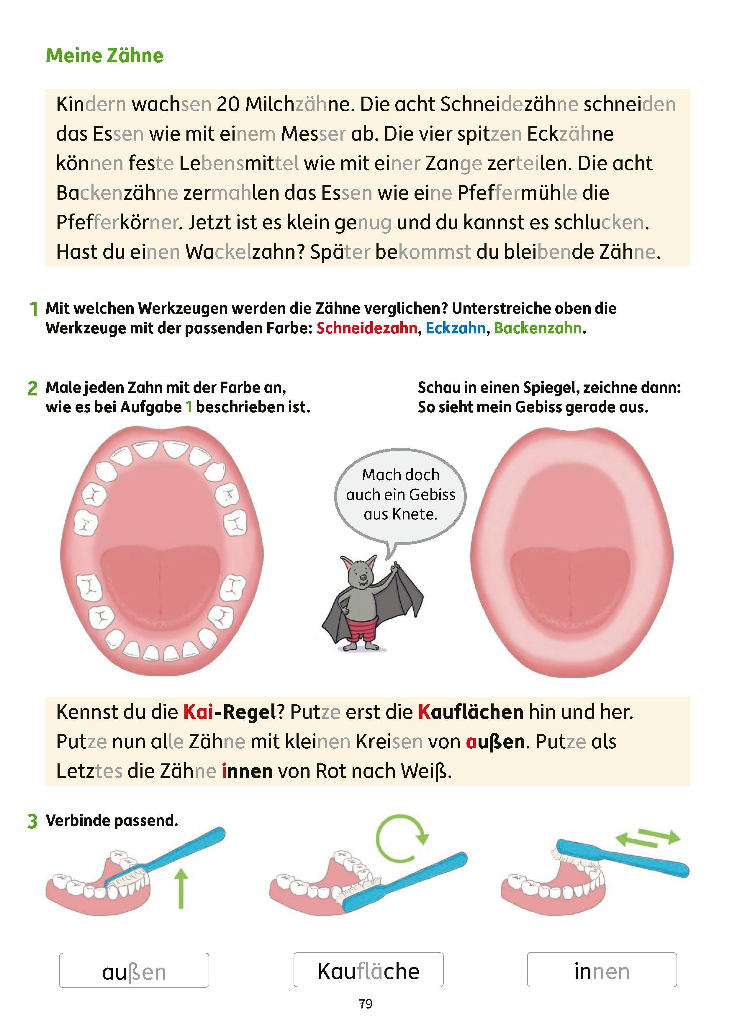 Beispielinhalt (Bild) Erfolgreich durch die 1. Klasse - Mathe, Deutsch, Sachunterricht
