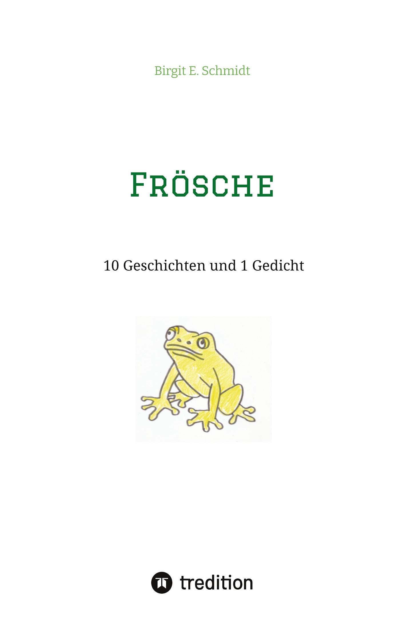 Vorderes Coverbild Frösche