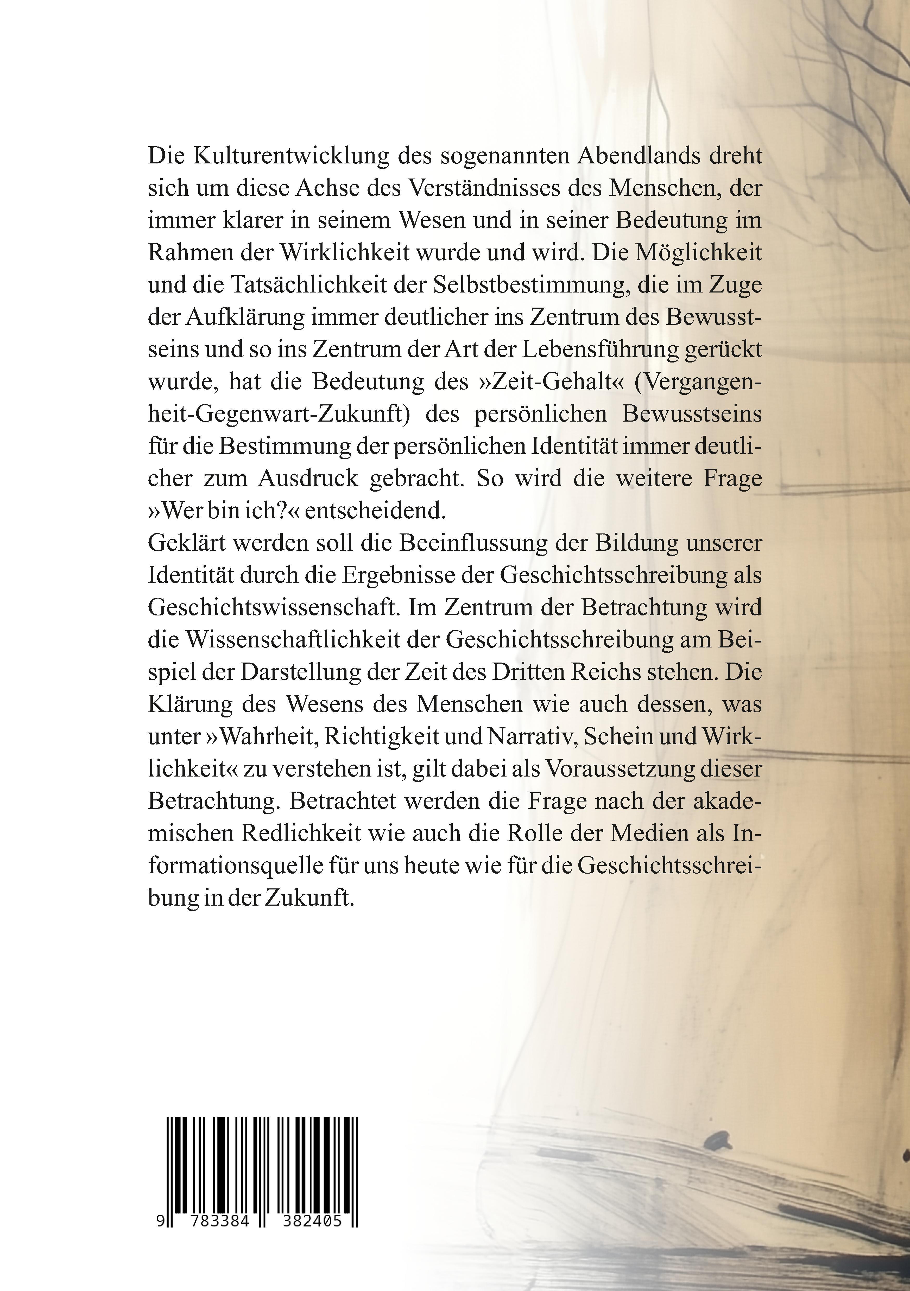 Rückseitencover Wahrheit, Richtigkeit, Narrativ