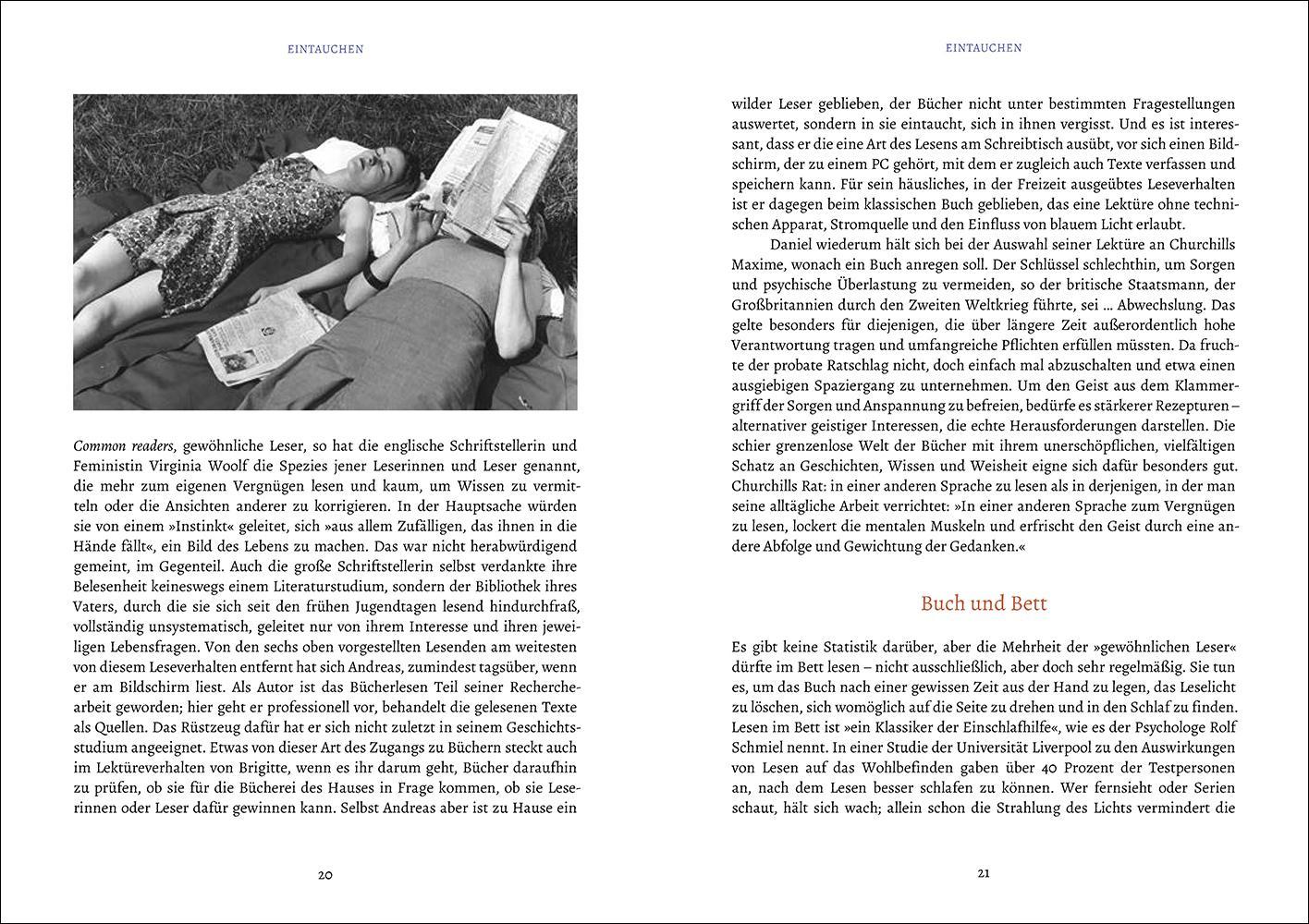 Beispielinhalt (Bild) Im Zauber der Bücher