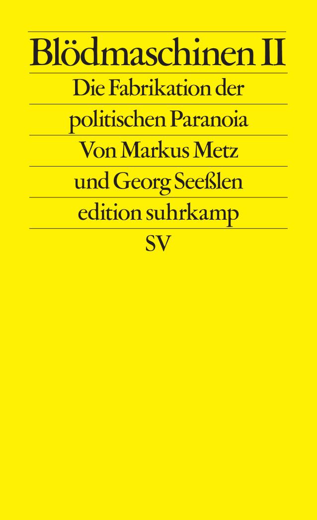 Vorderes Coverbild Blödmaschinen II