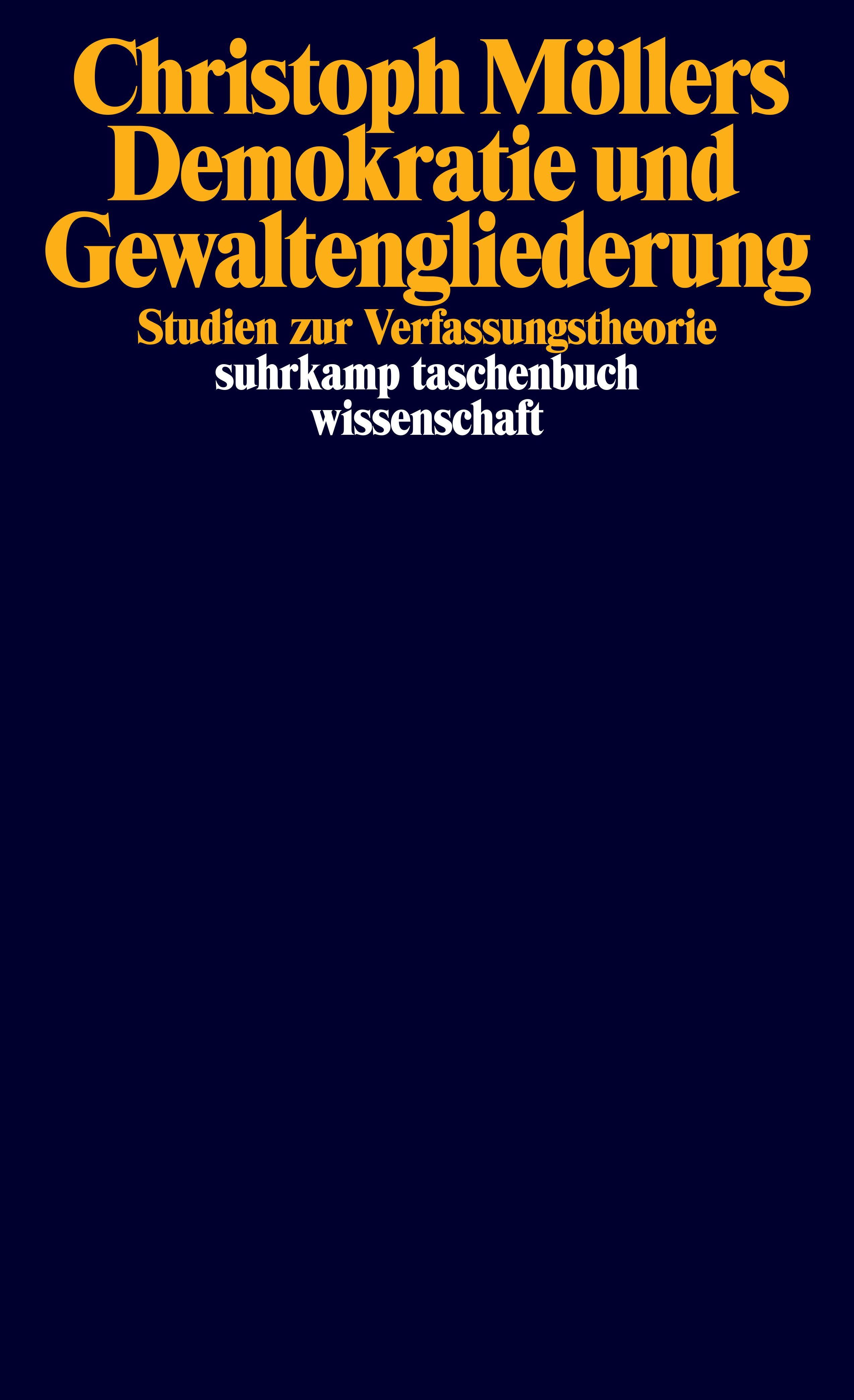 Vorderes Coverbild Demokratie und Gewaltengliederung