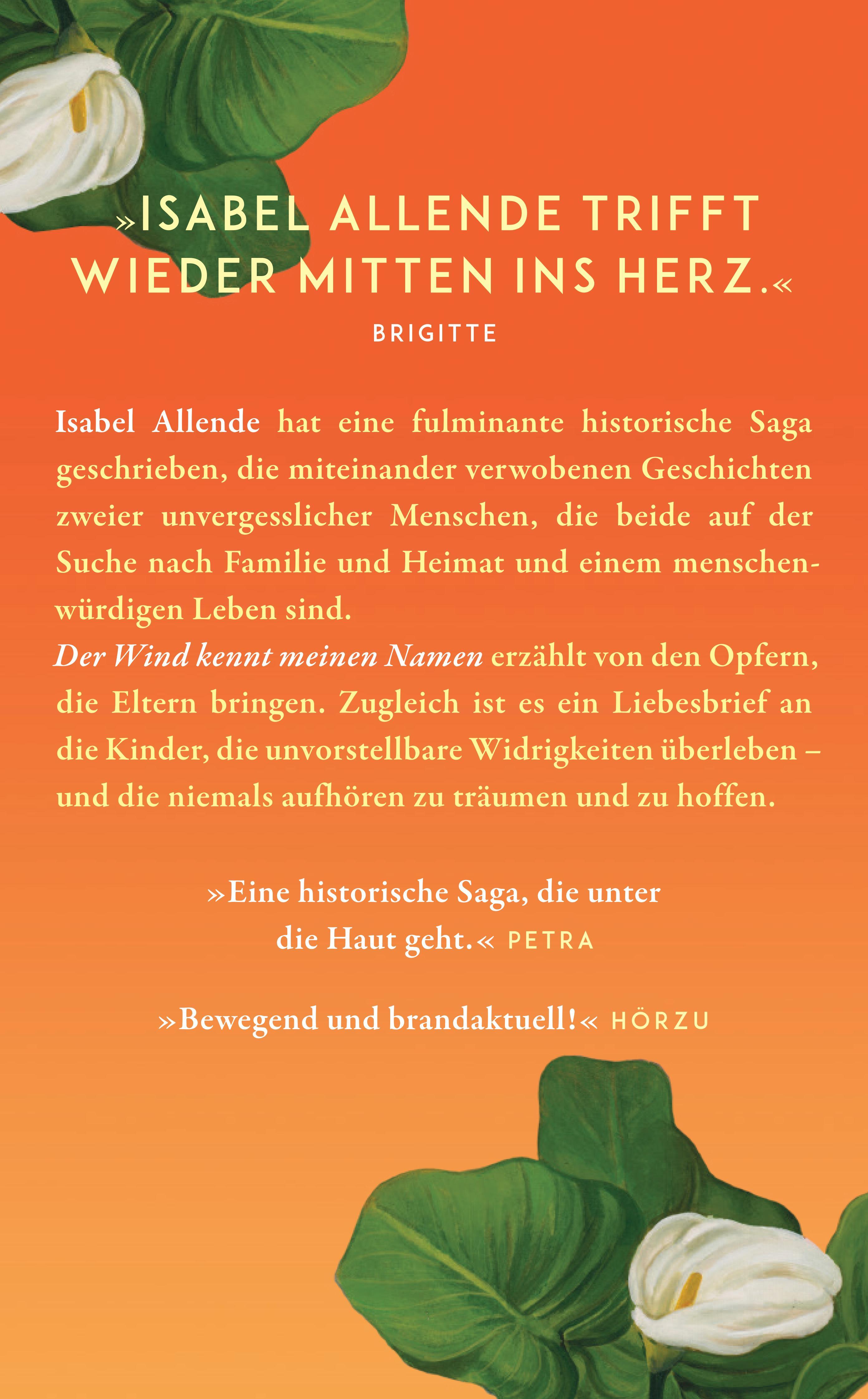 Rückseitencover Der Wind kennt meinen Namen