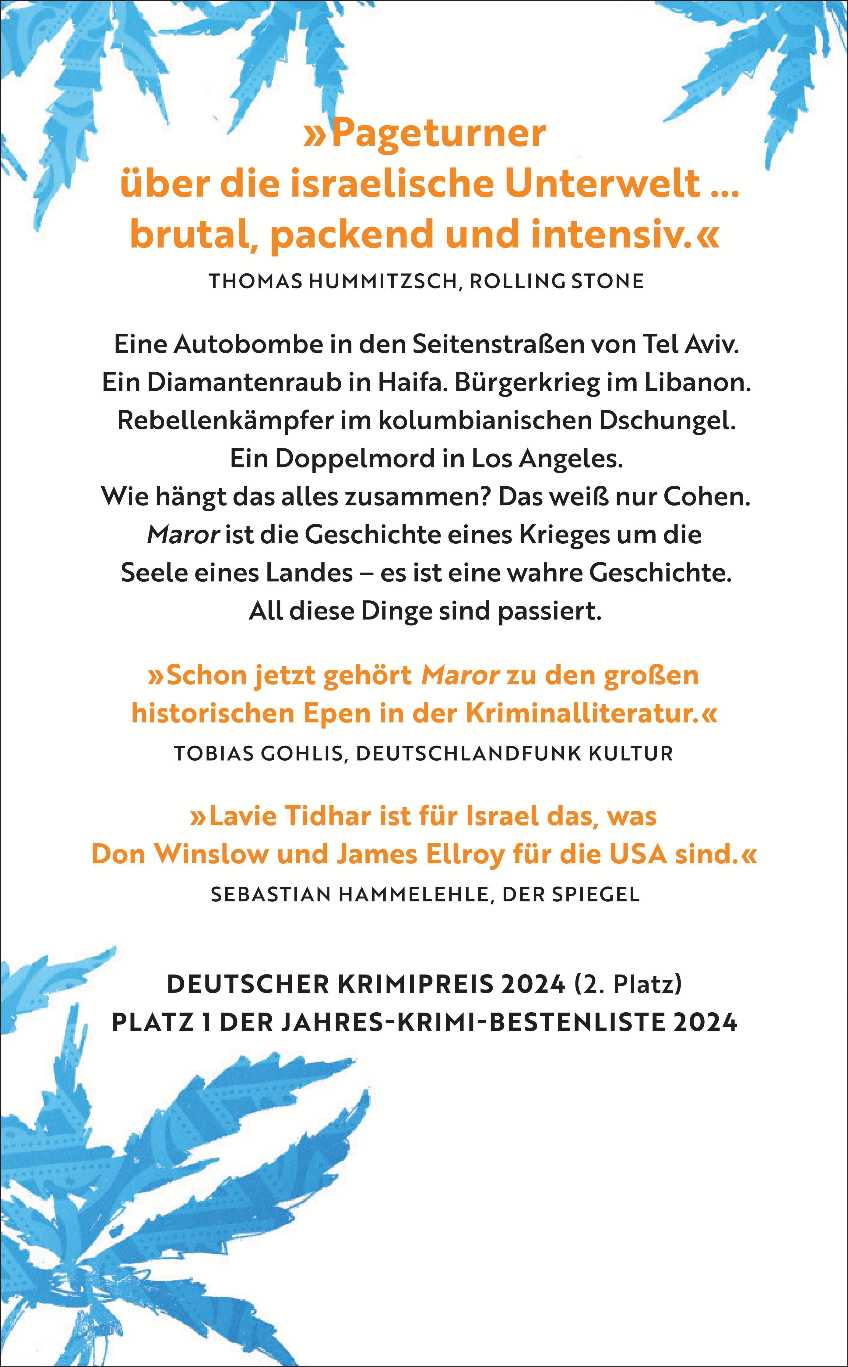 Rückseitencover Maror