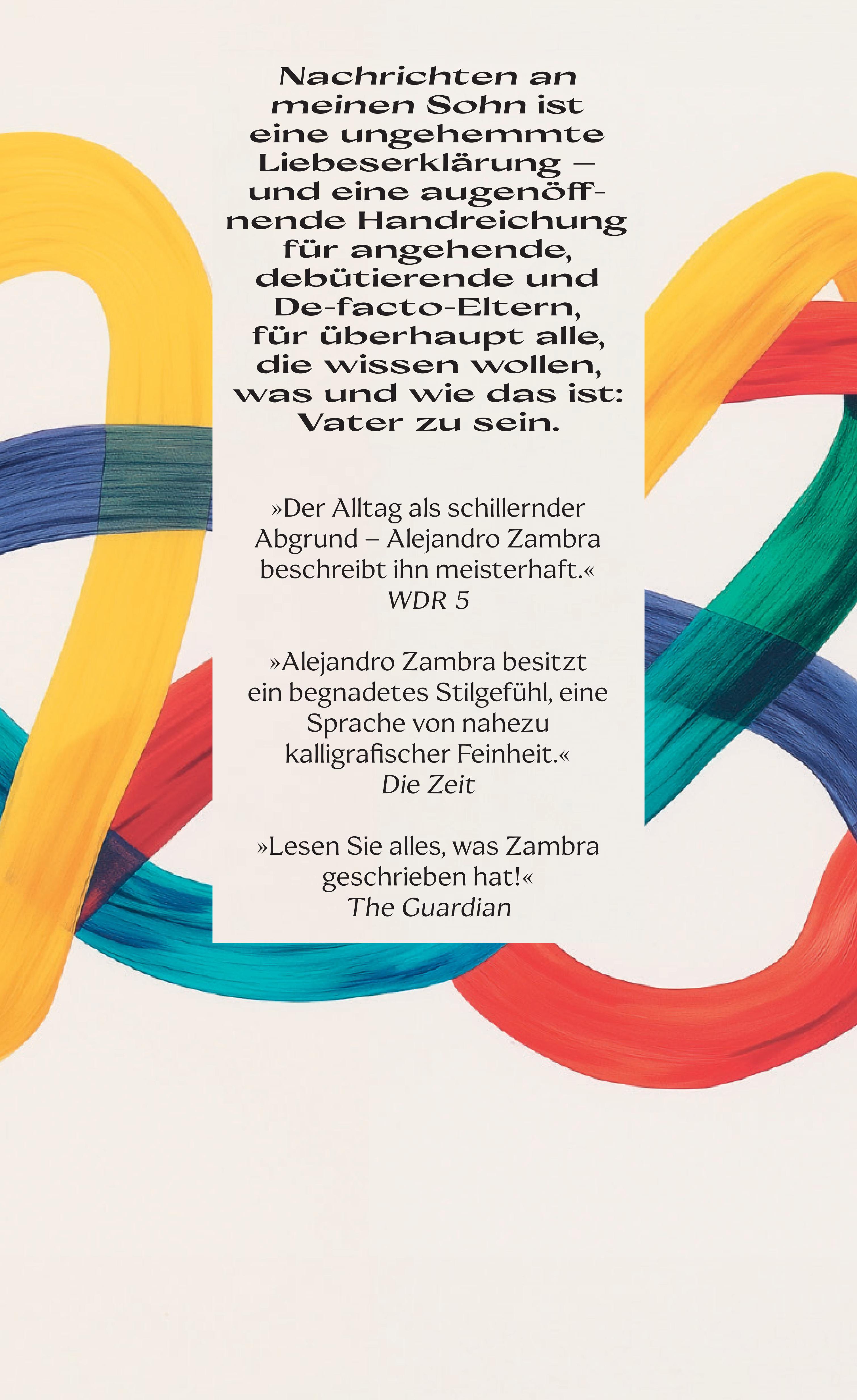 Rückseitencover Nachrichten an meinen Sohn