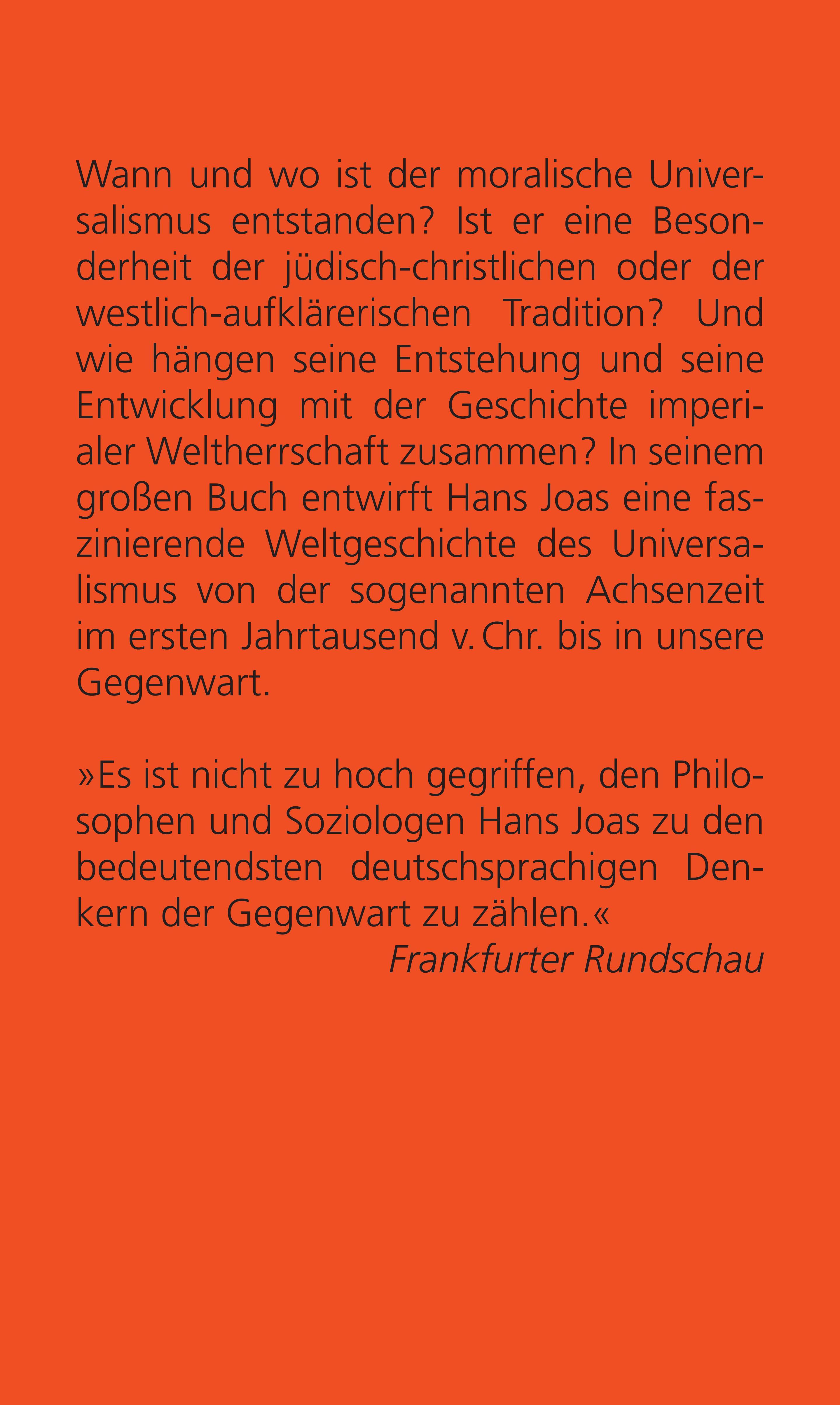Rückseitencover Universalismus
