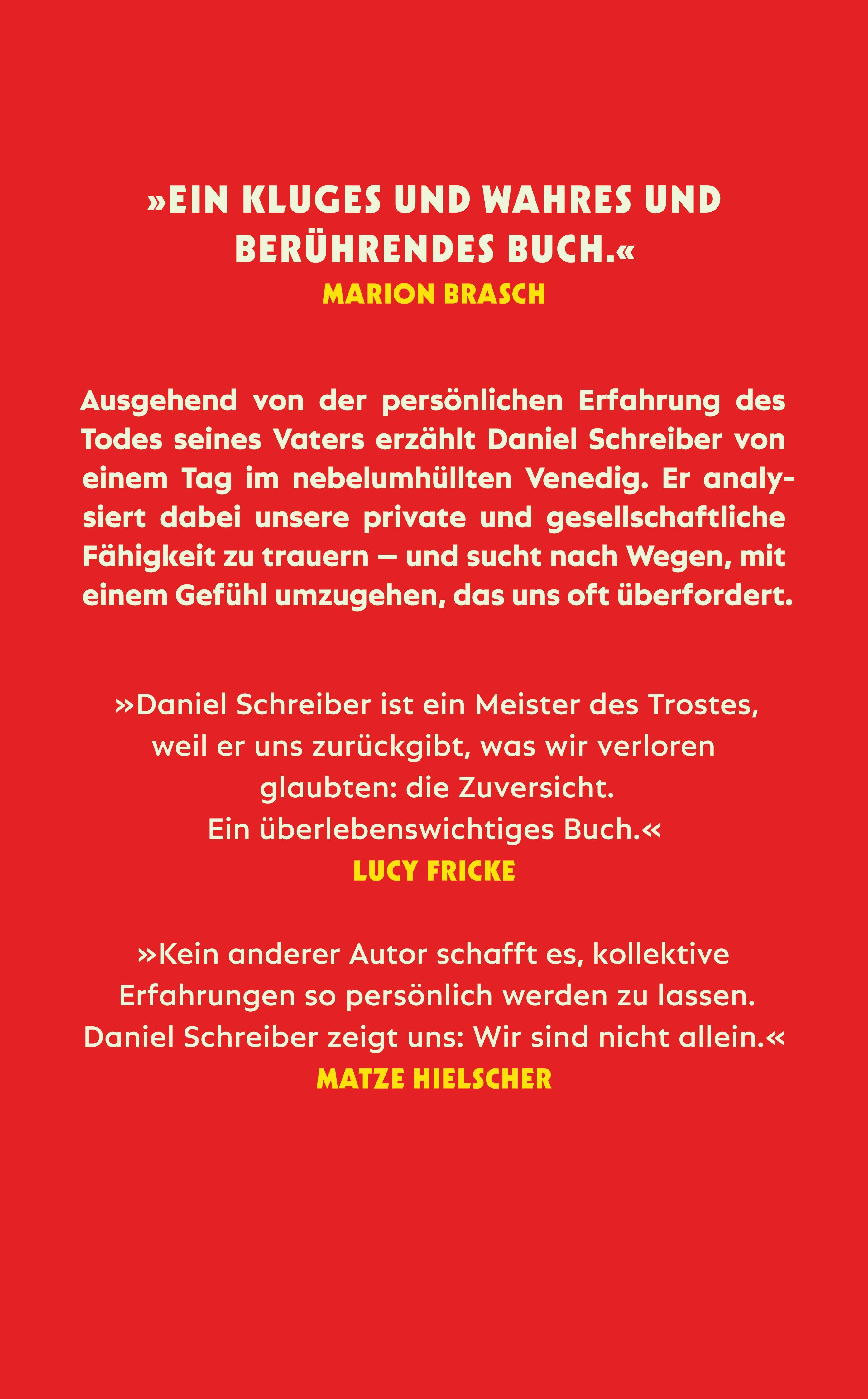 Rückseitencover Die Zeit der Verluste