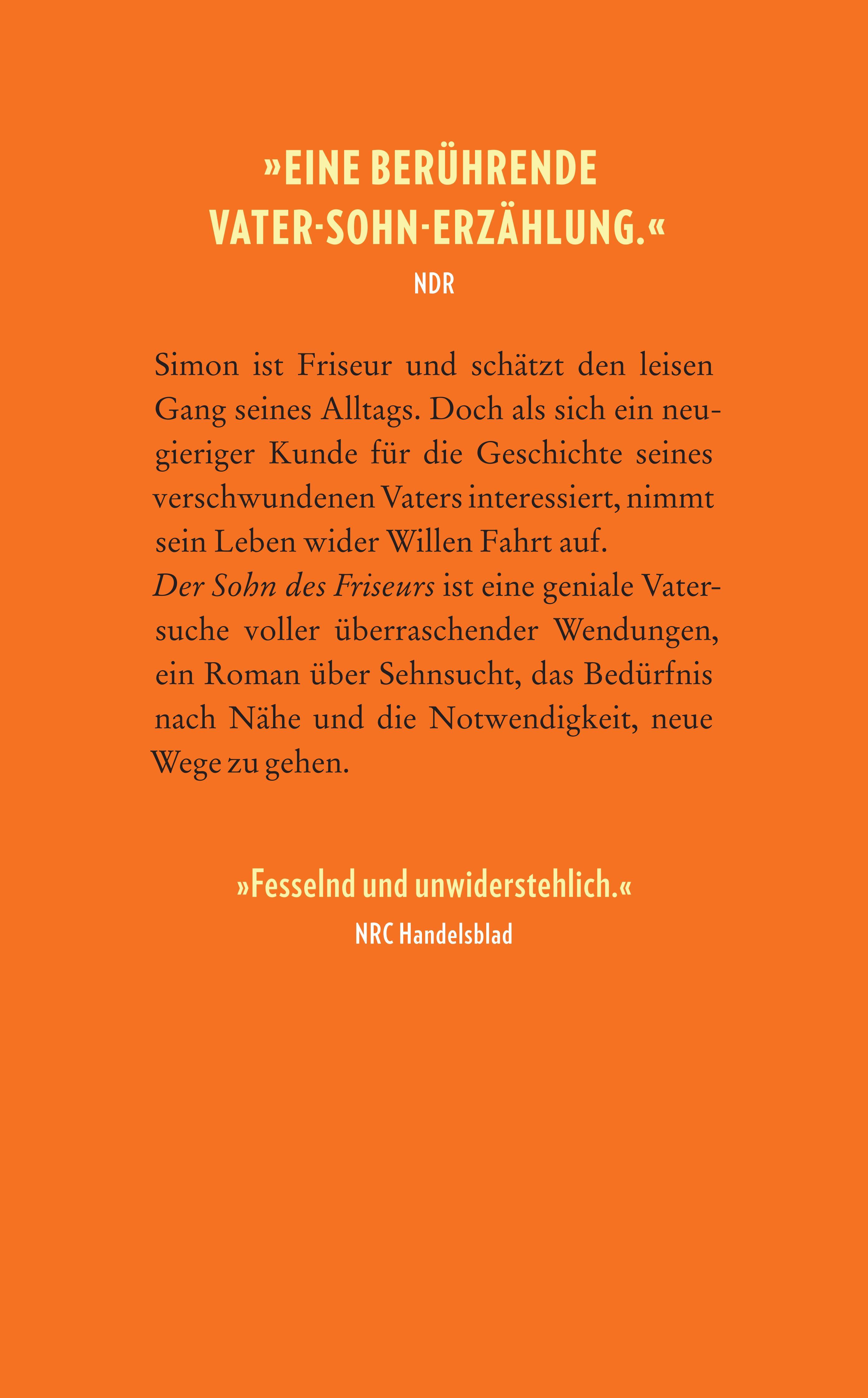 Rückseitencover Der Sohn des Friseurs