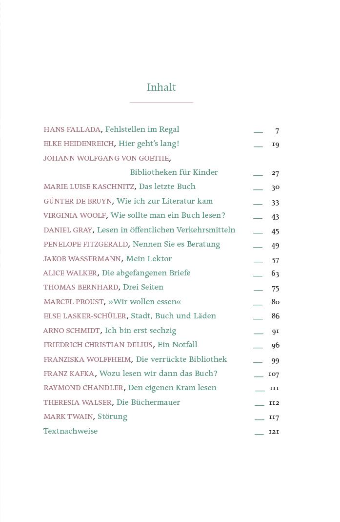 Beispielinhalt (Bild) Das Glück des Lesens