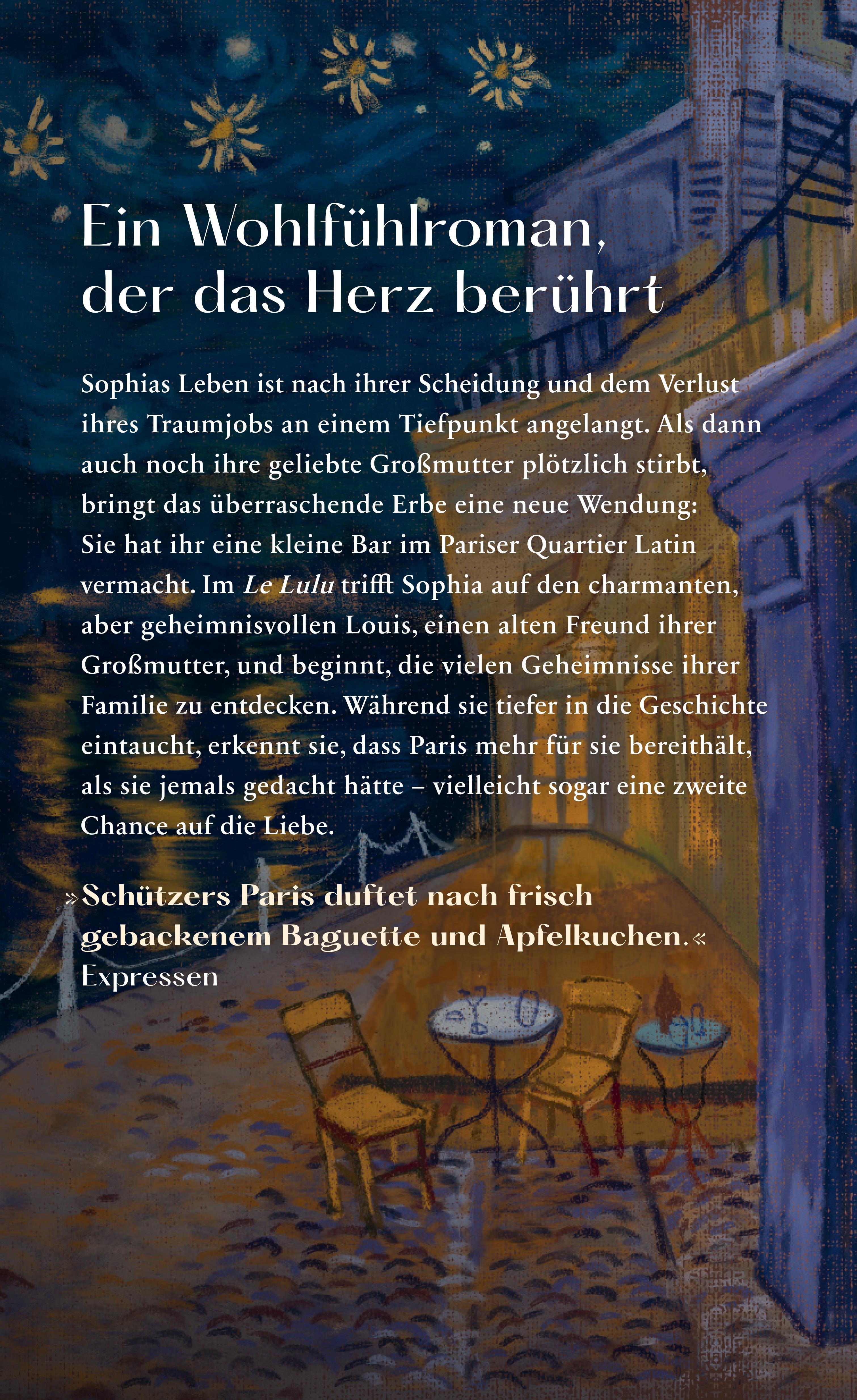 Rückseitencover Unter den Sternen von Paris