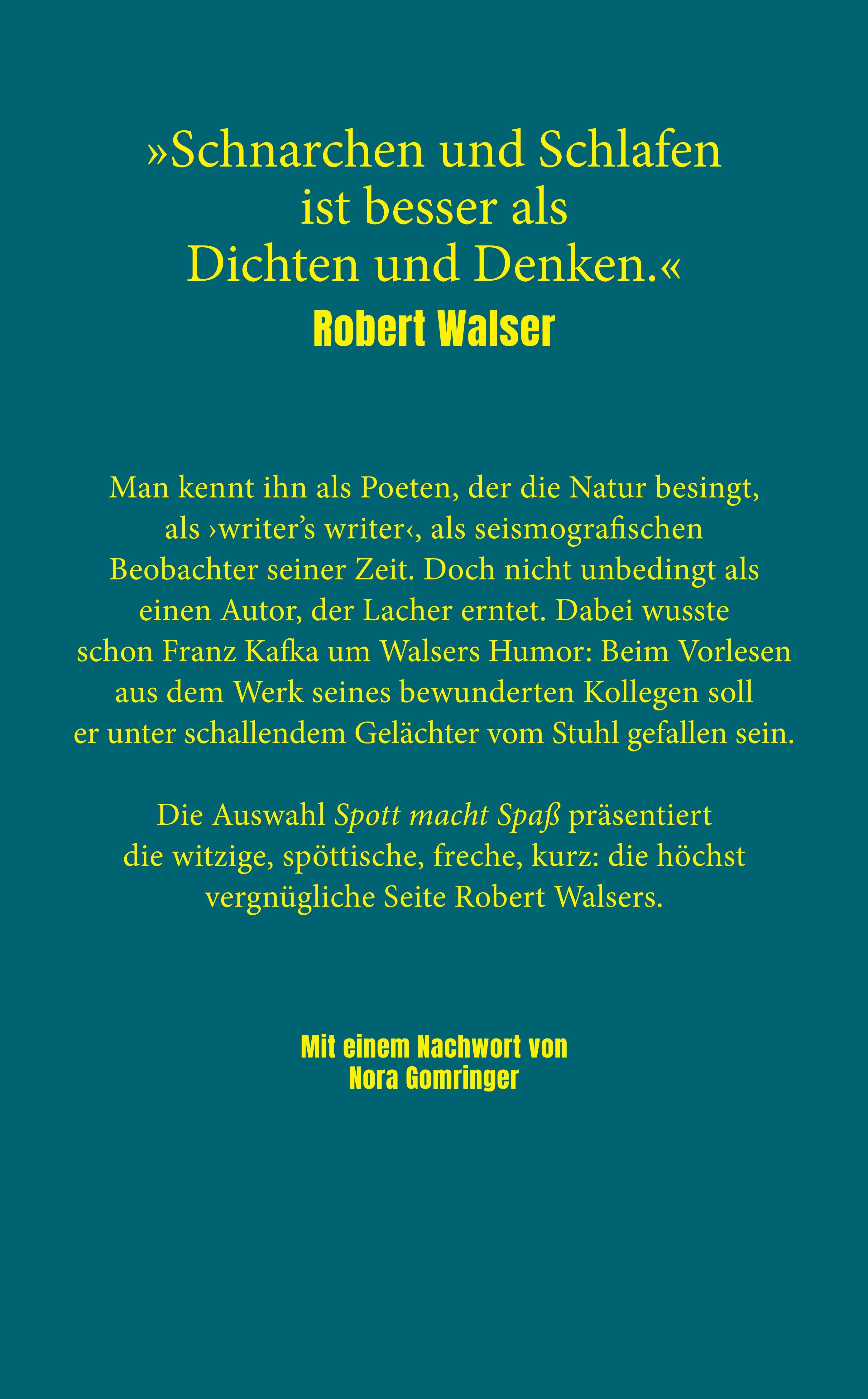 Rückseitencover Spott macht Spaß