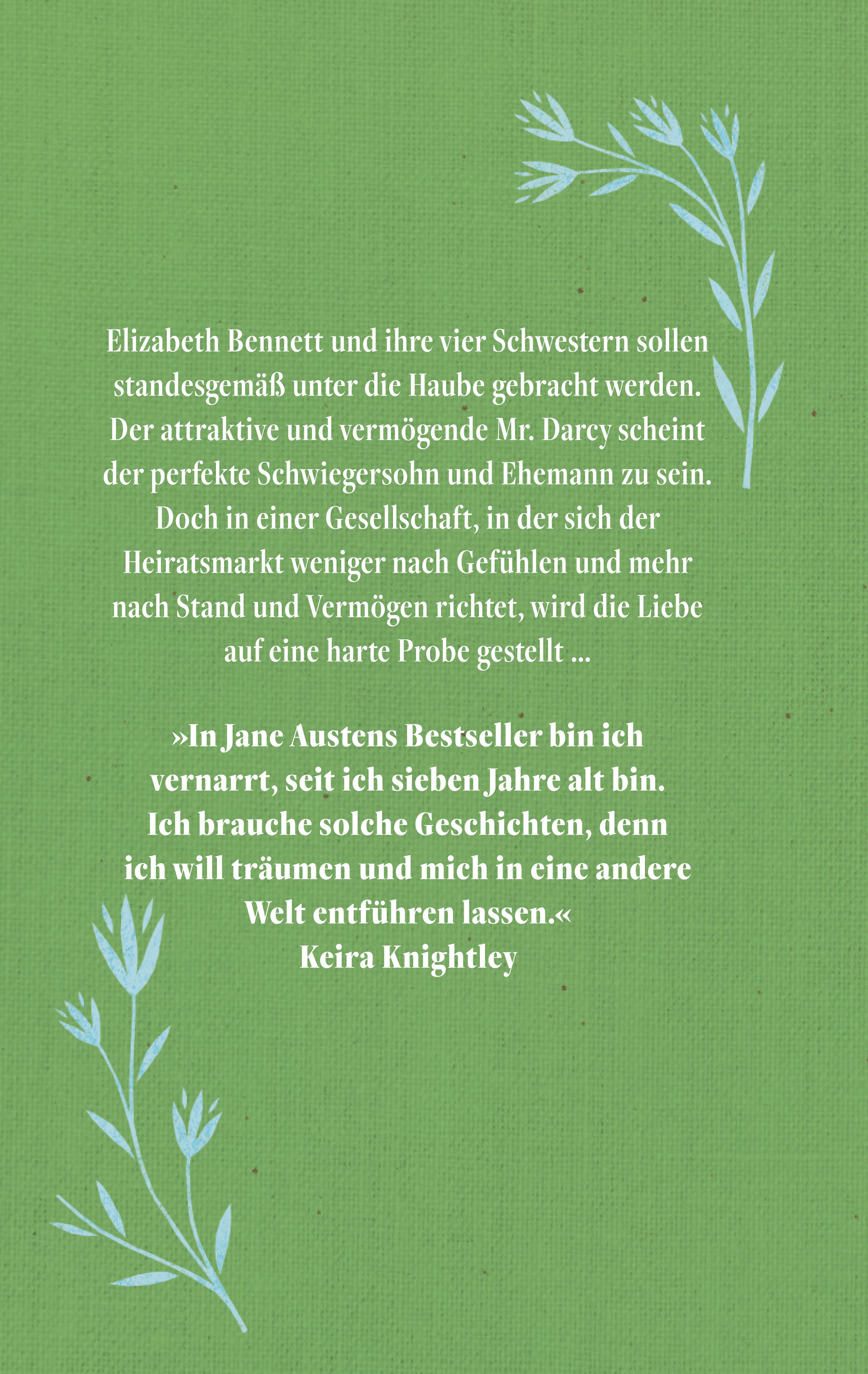 Rückseitencover Stolz und Vorurteil