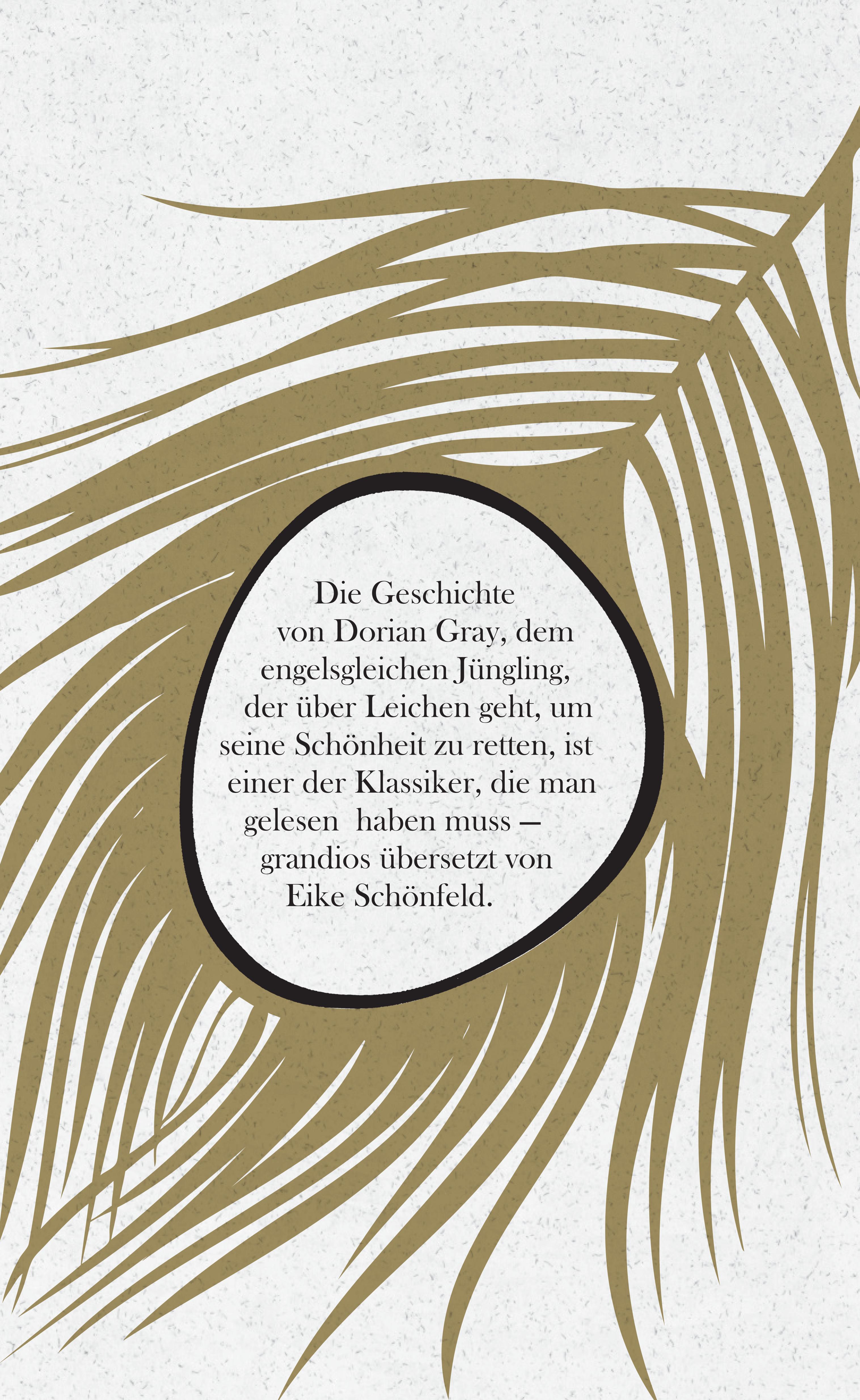 Rückseitencover Das Bildnis des Dorian Gray