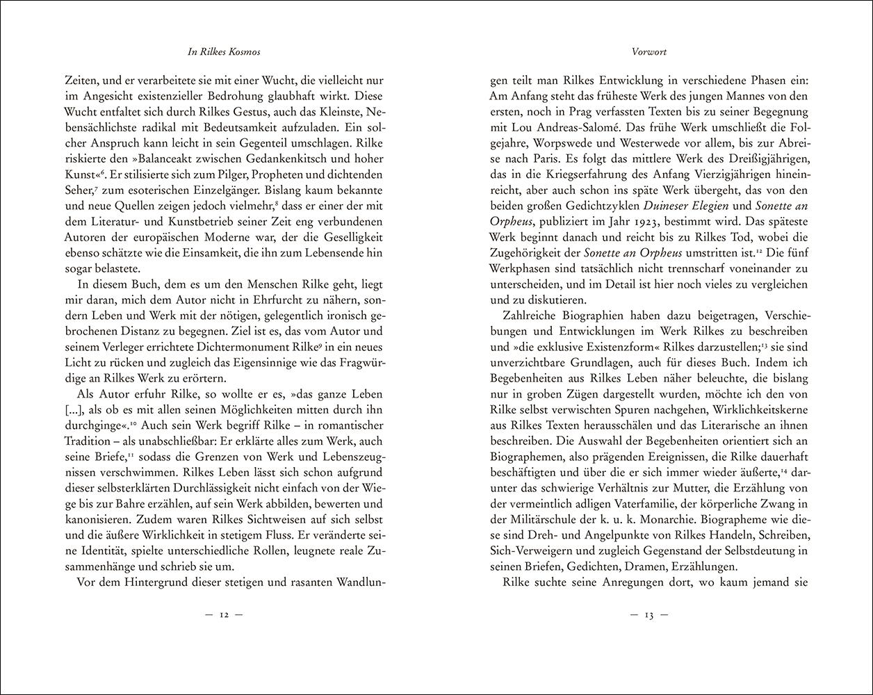 Beispielinhalt (Bild) Rainer Maria Rilke oder Das offene Leben