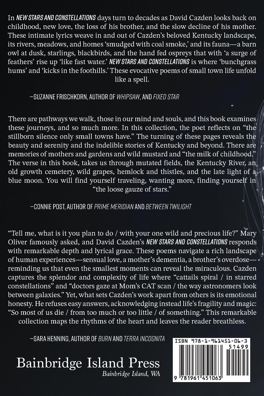 Rückseitencover New Stars & Constellations