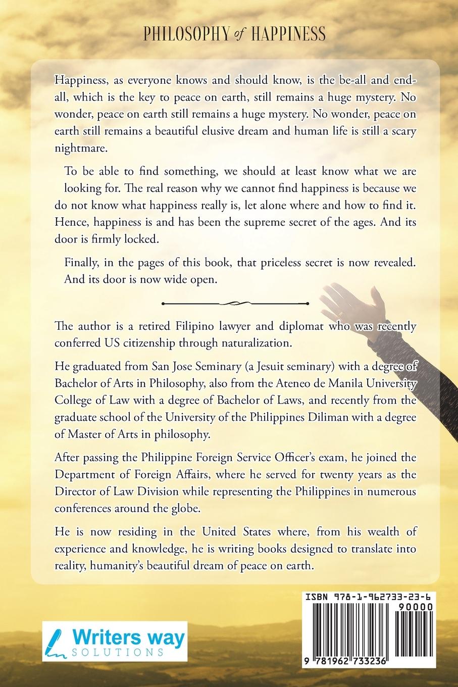 Rückseitencover Philosophy of Happiness