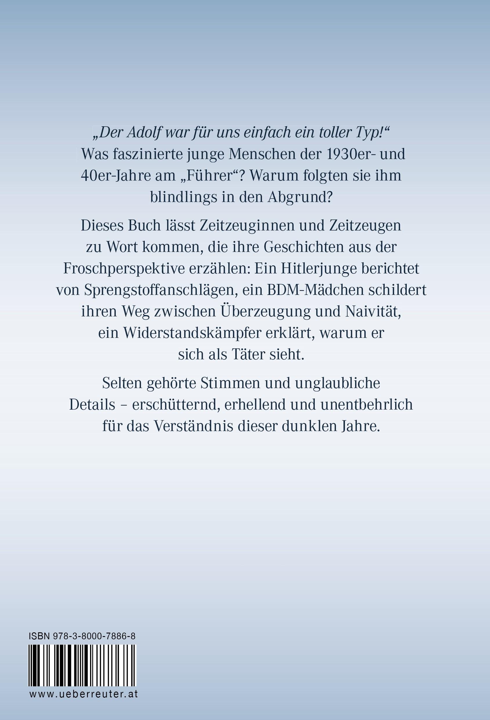 Rückseitencover ... und dann wurden sie Nazis