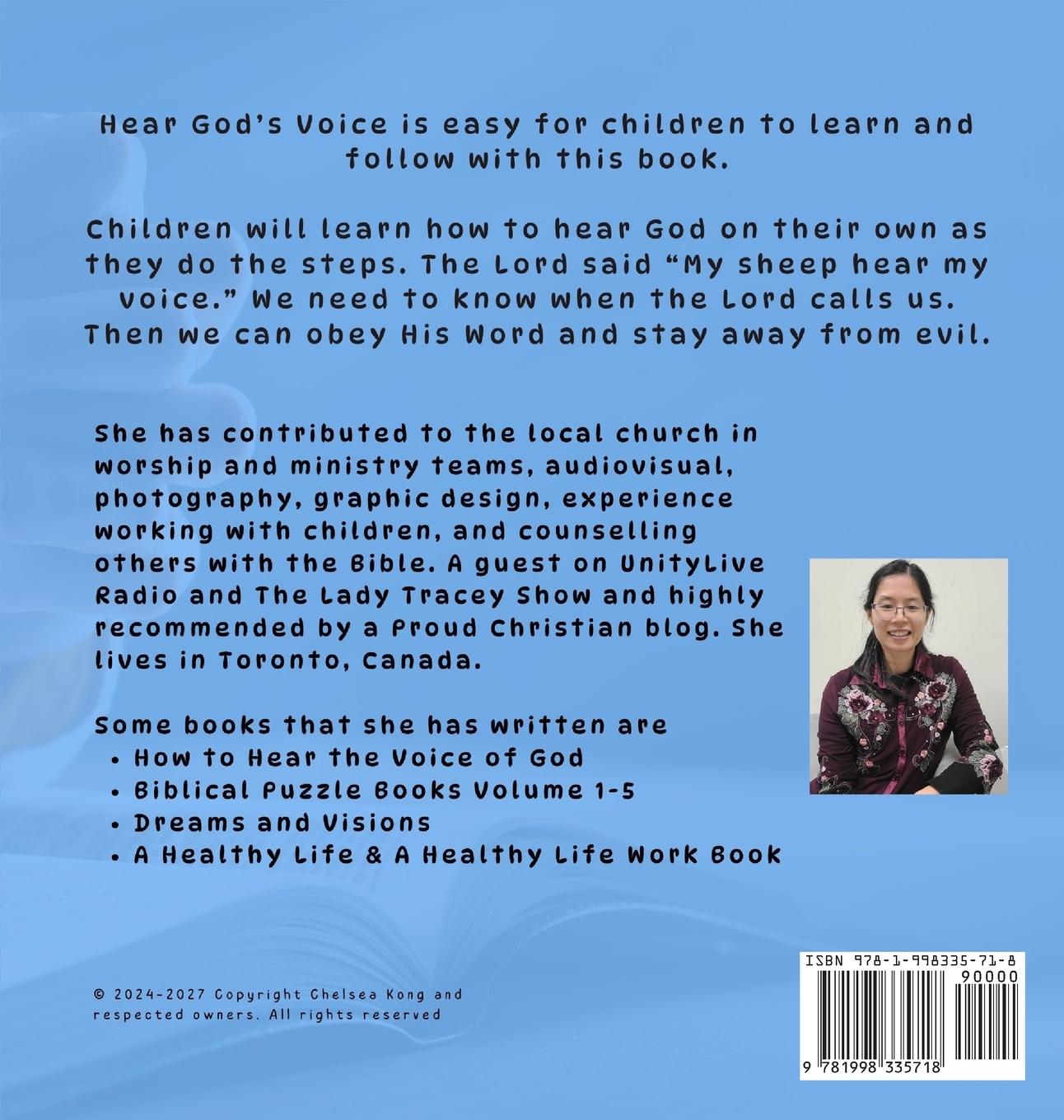 Rückseitencover When we Hear God's Voice