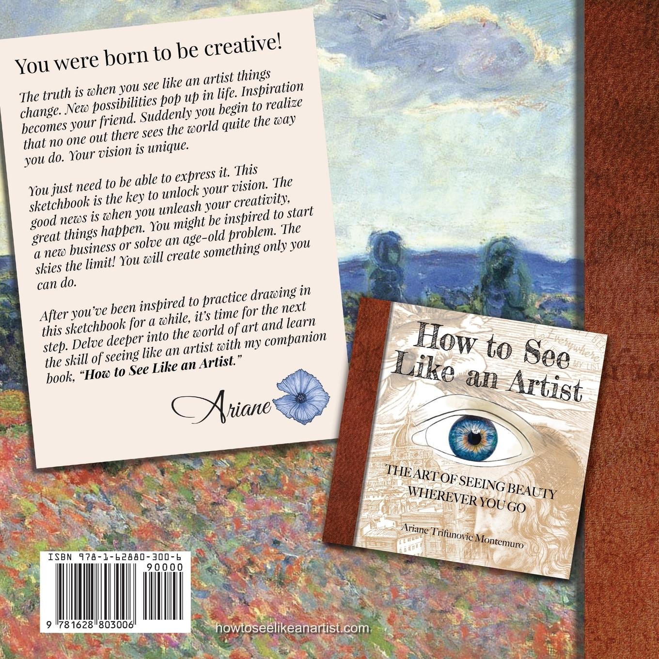 Rückseitencover How to See Like an Artist Sketchbook