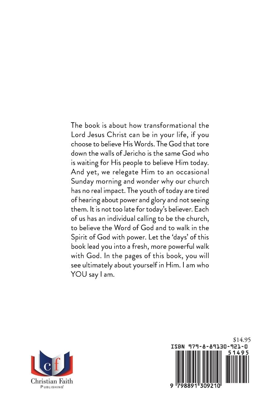 Rückseitencover I Am Who YOU Say I Am