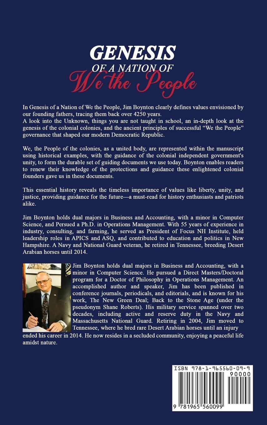 Rückseitencover Genesis of a Nation of We the People
