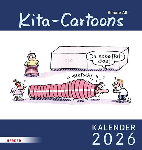 Vorderes Coverbild Kita-Cartoons 2026