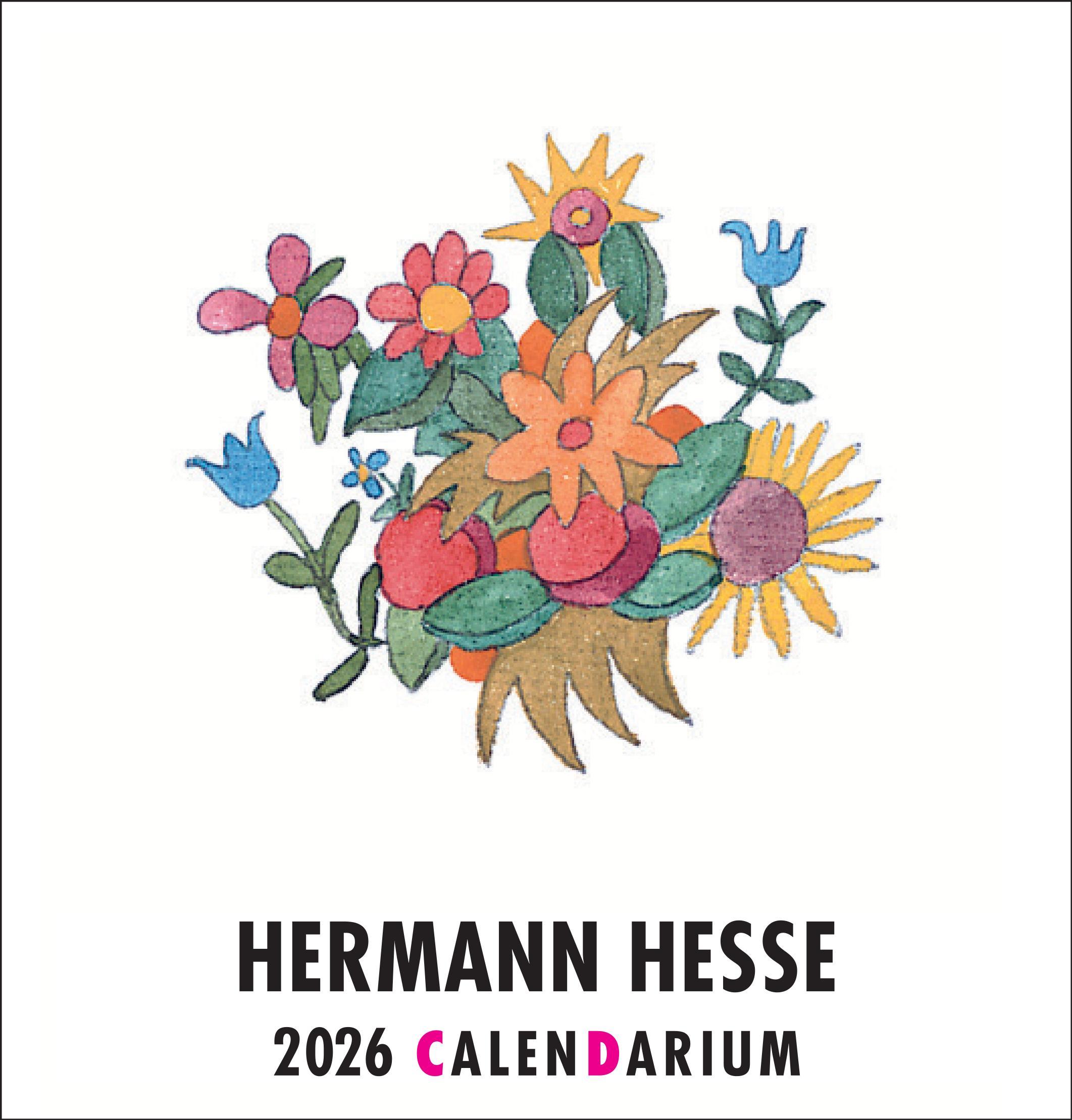 Vorderes Coverbild Hermann Hesse CalenDarium 2026