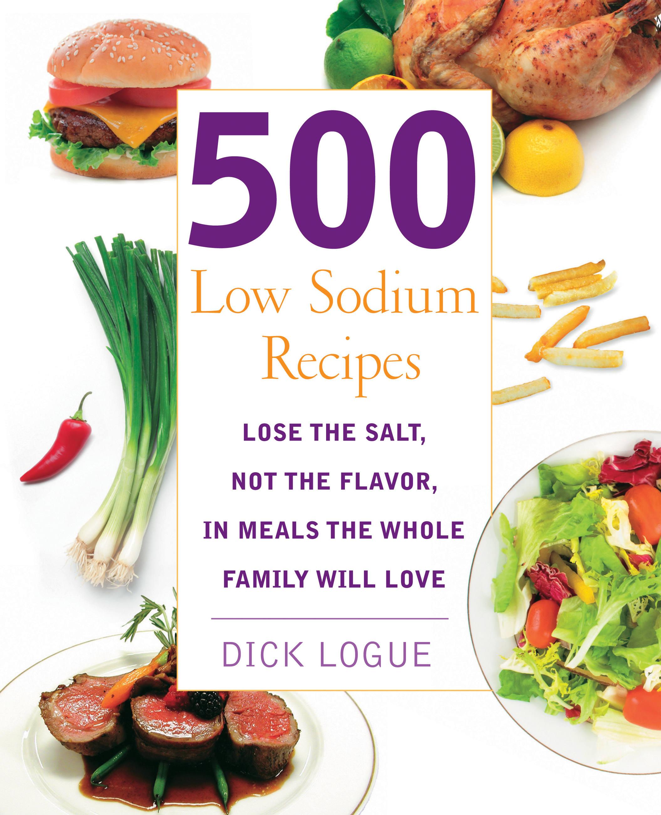 Vorderes Coverbild 500 Low Sodium Recipes