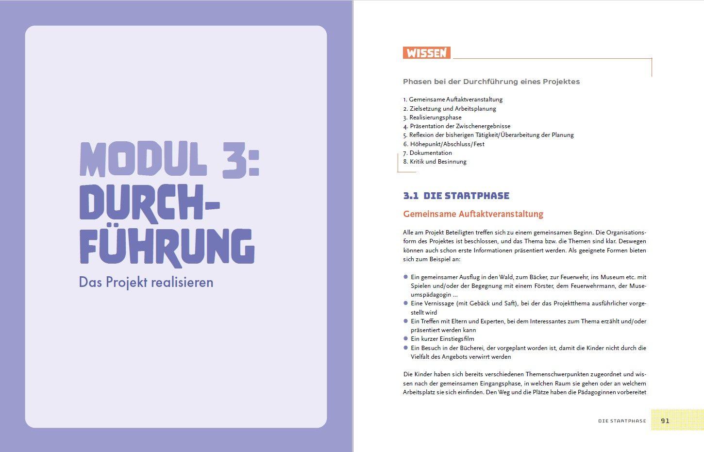 Beispielinhalt (Bild) Projektarbeit in der Kita