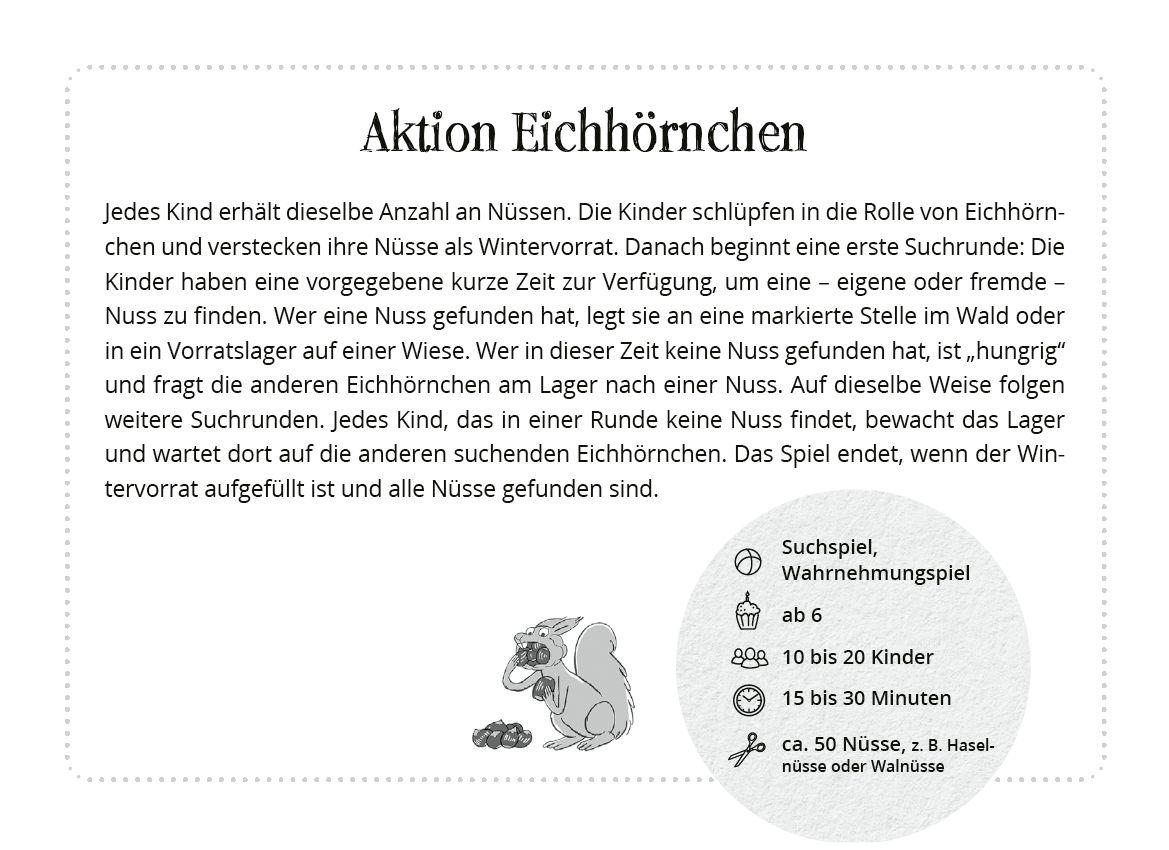 Beispielinhalt (Bild) Spiele für Wald und Wiese