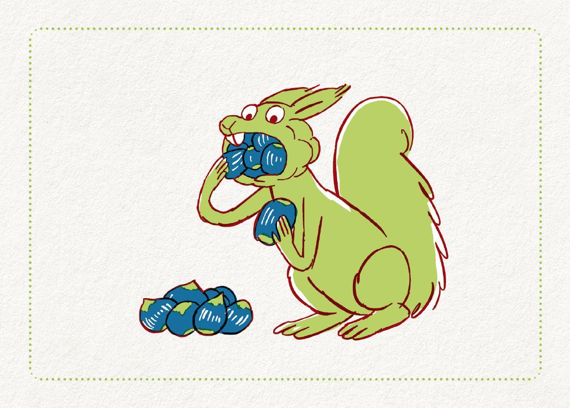 Beispielinhalt (Bild) Spiele für Wald und Wiese