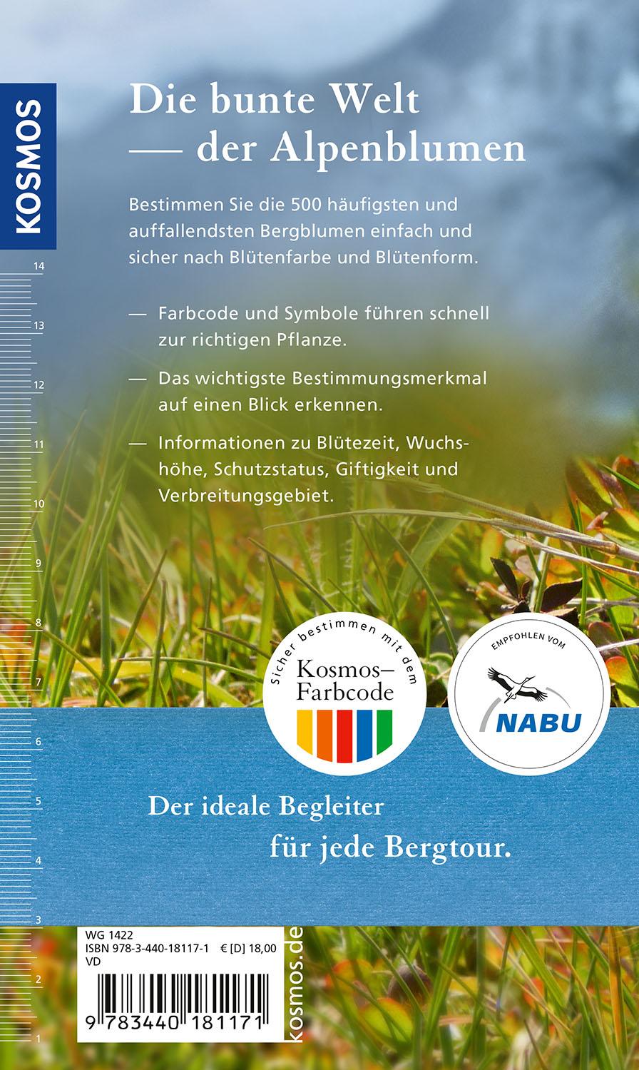 Rückseitencover Blumen der Alpen